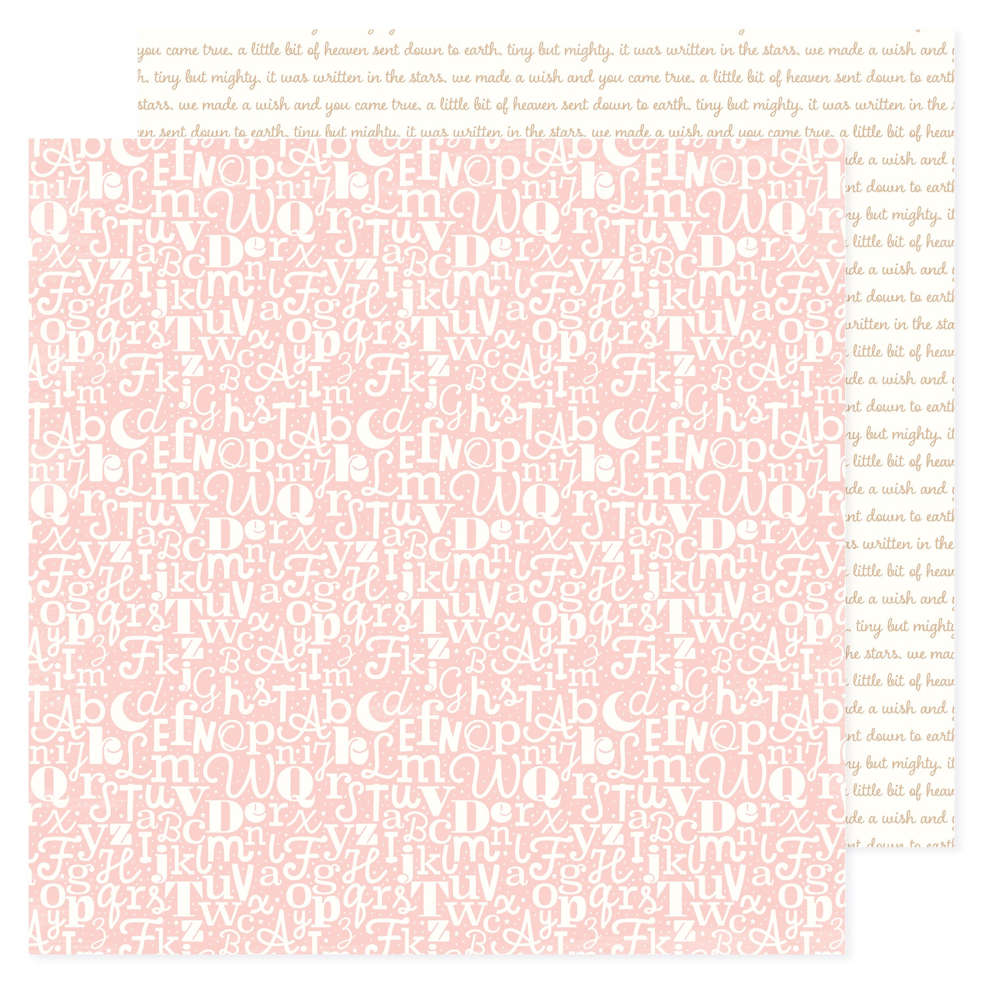 Hello Little Girl 12x12" Patterned Double-Sided Cardstock Packs