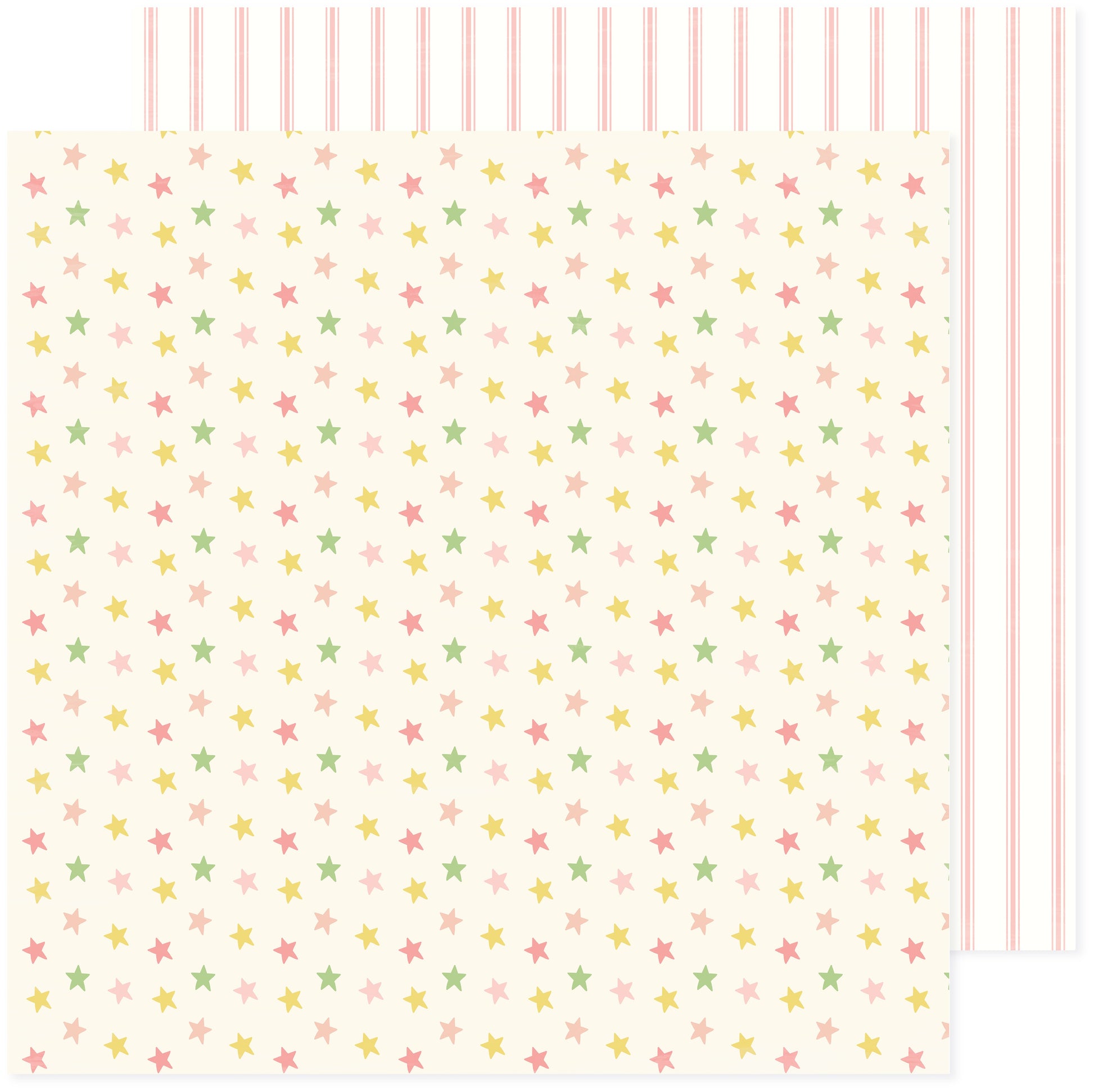 Hello Little Girl 12x12" Patterned Double-Sided Cardstock Packs