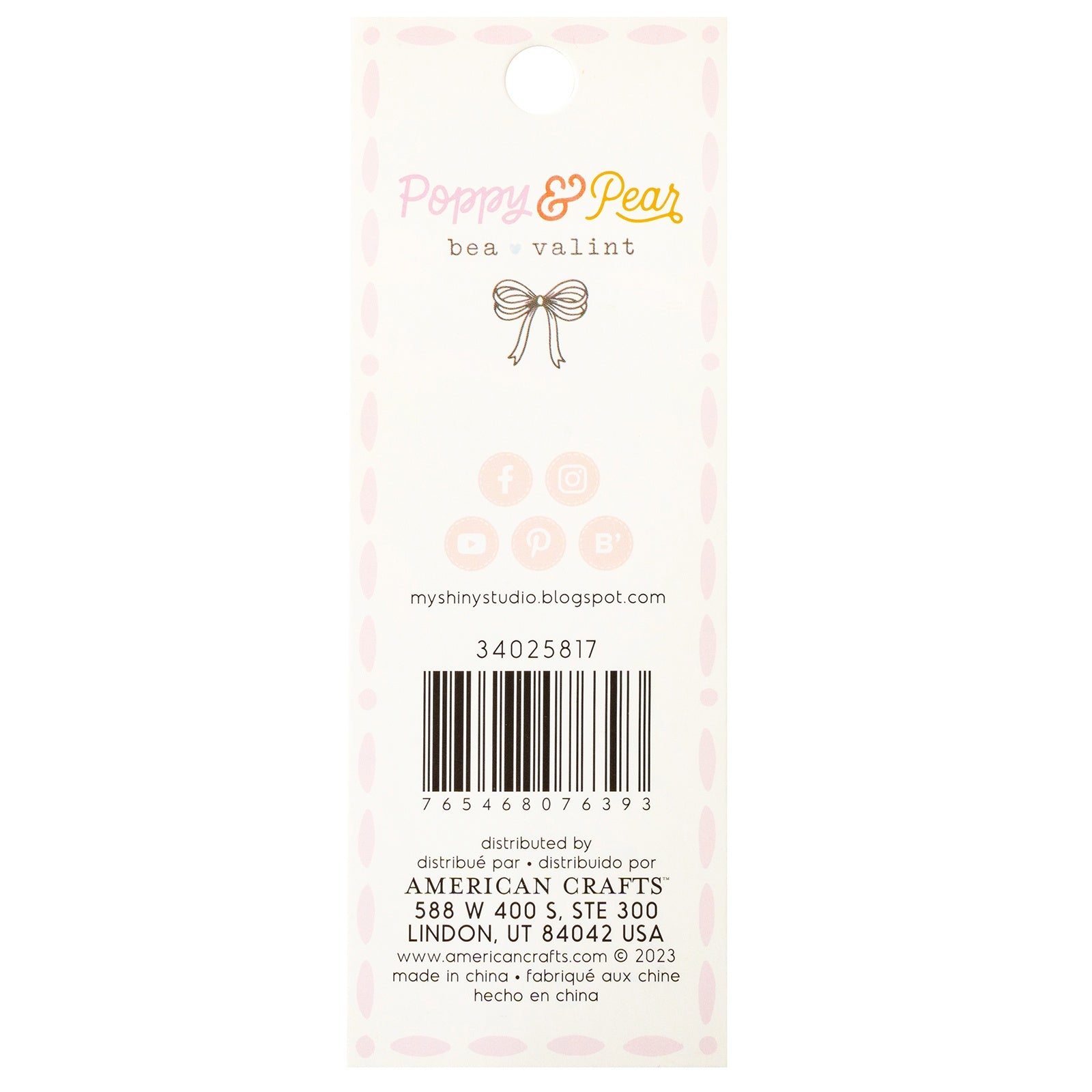 American Crafts Poppy And Pear Enamel Dots - 69 pack