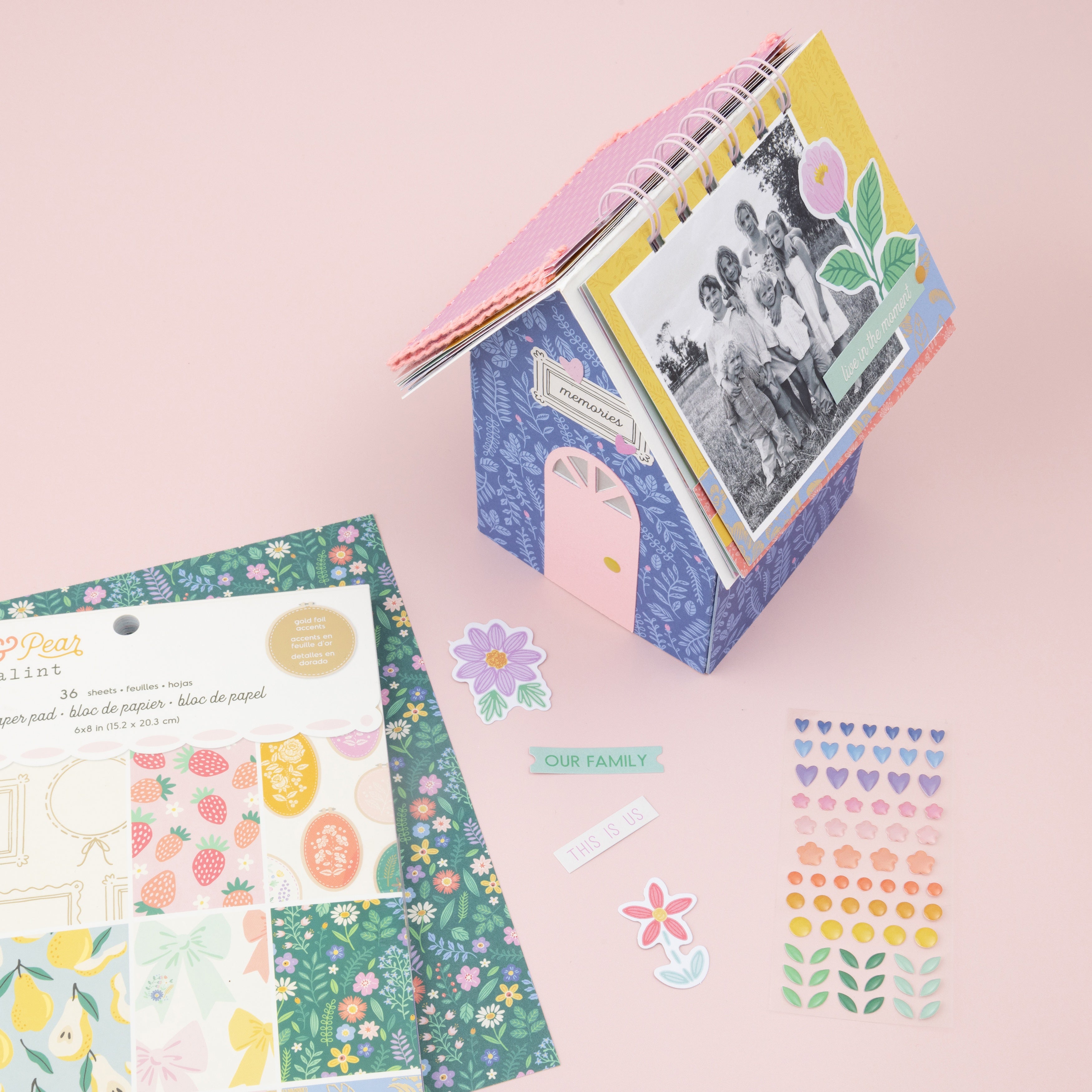 American Crafts Poppy And Pear Enamel Dots - 69 pack