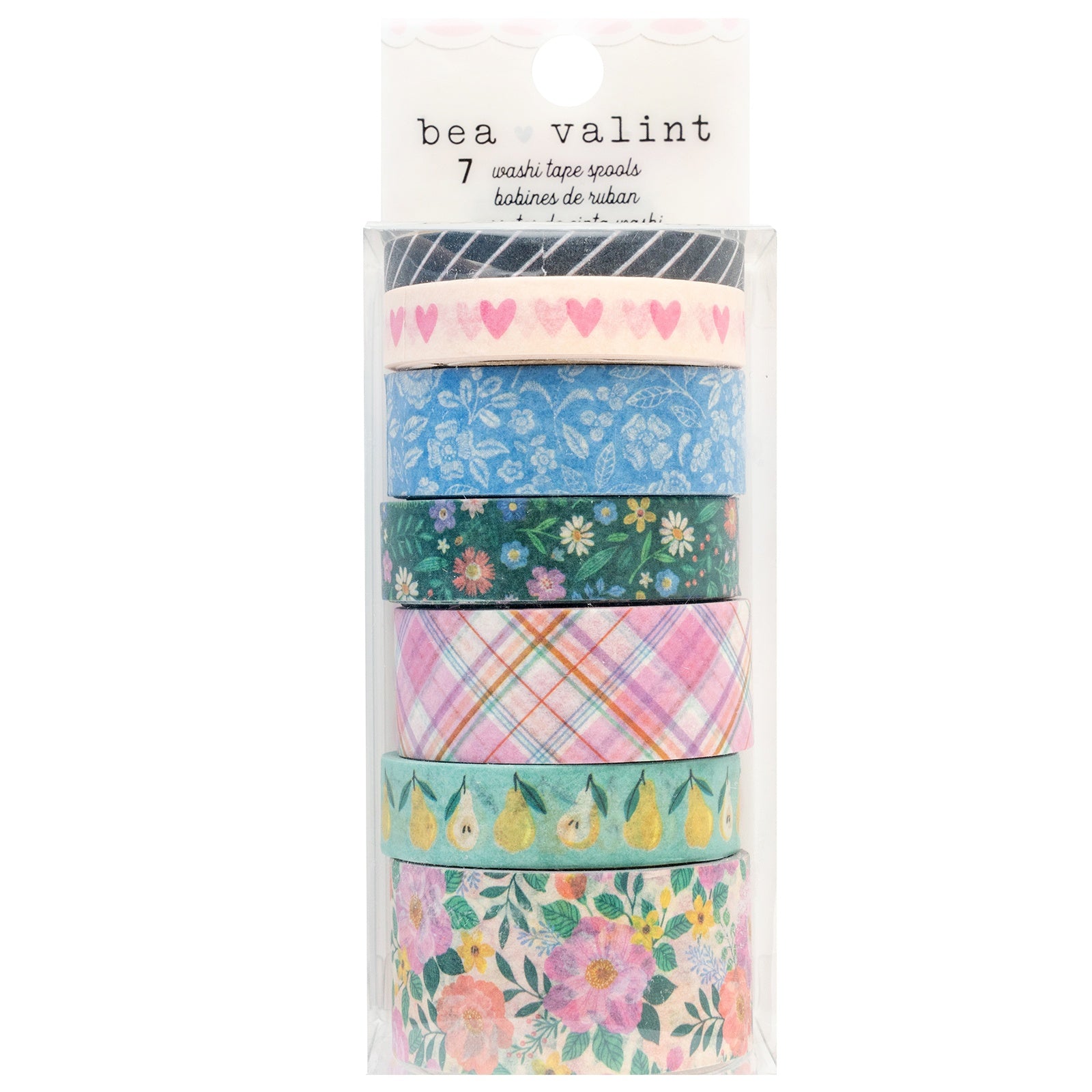 American Crafts Poppy And Pear Washi Tape - 7 Pack