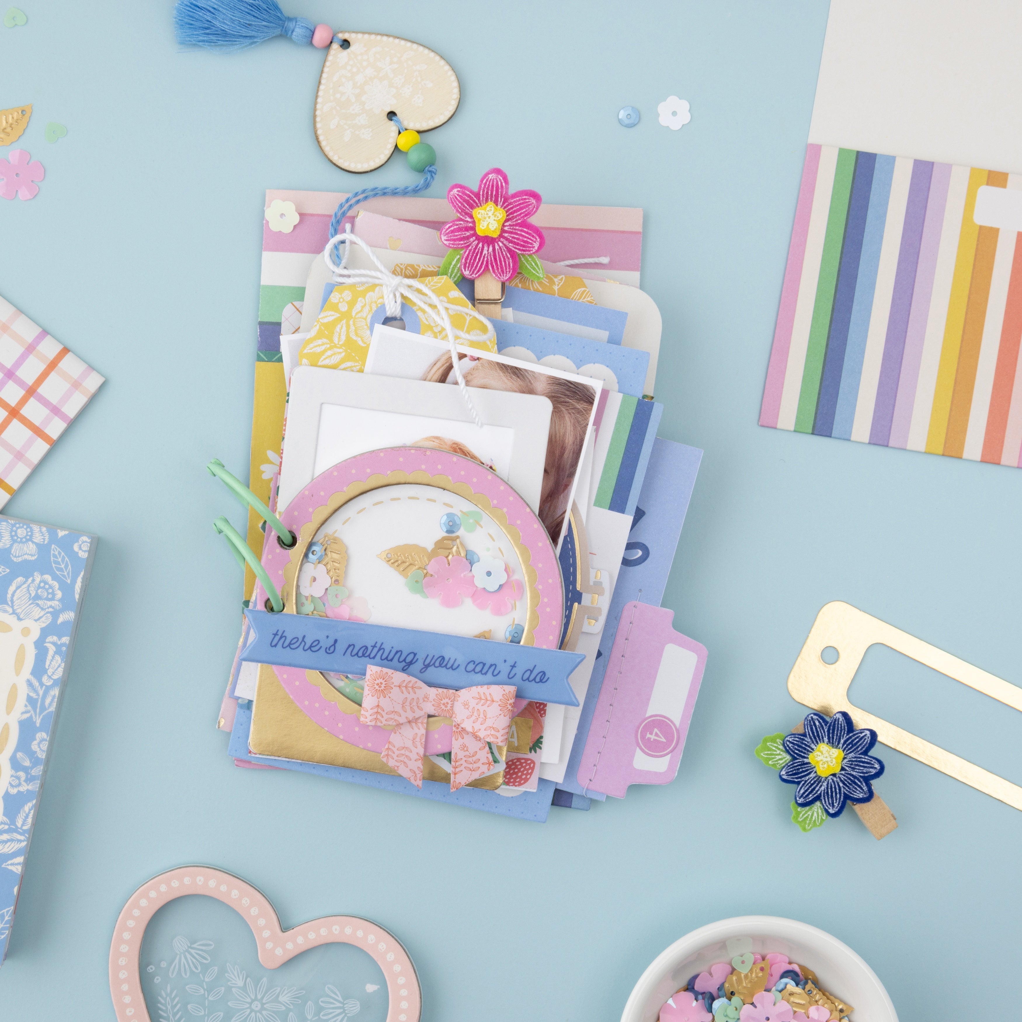 American Crafts Poppy And Pear Sequin Shaker Frames