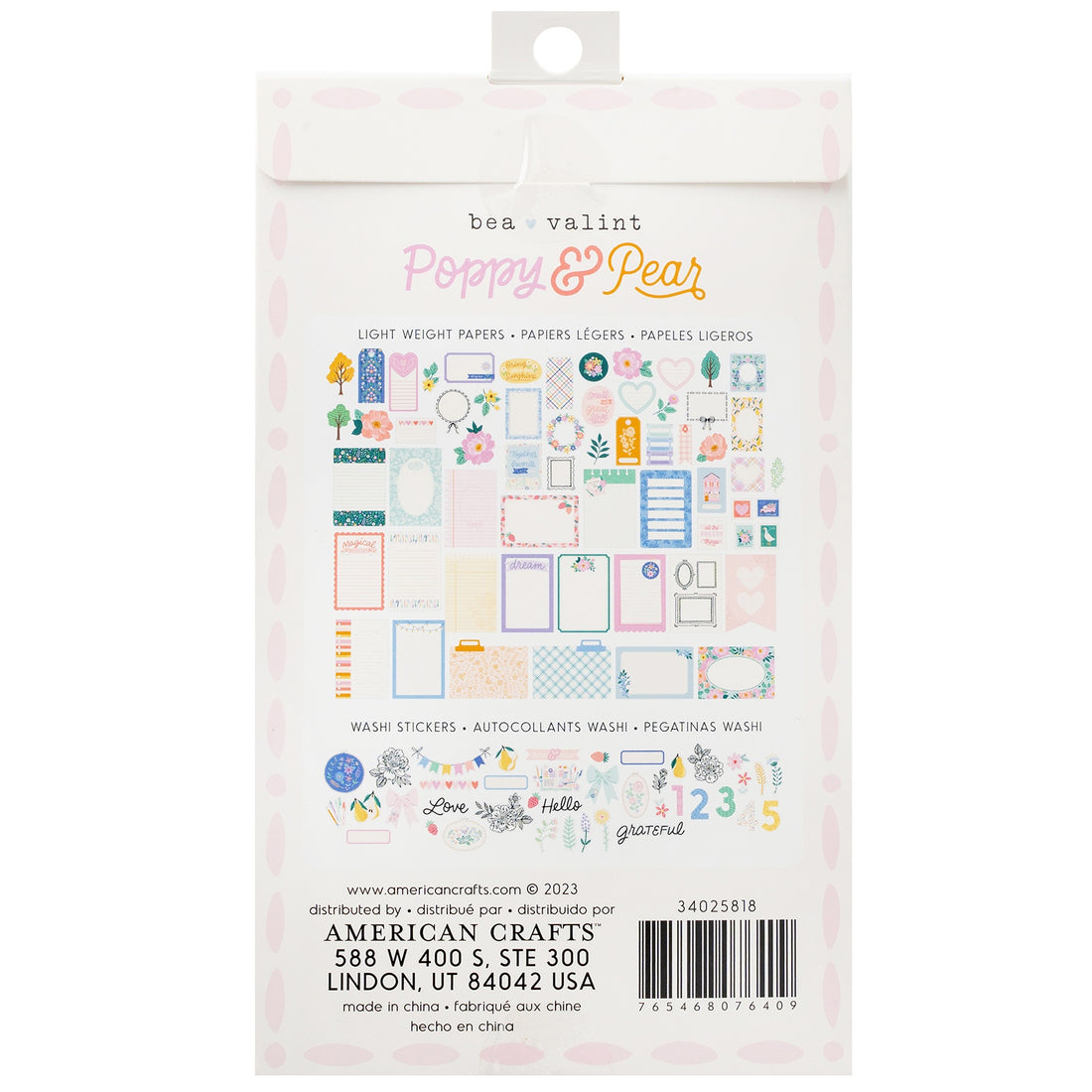 Poppy And Pear Paperie Pack – American Crafts