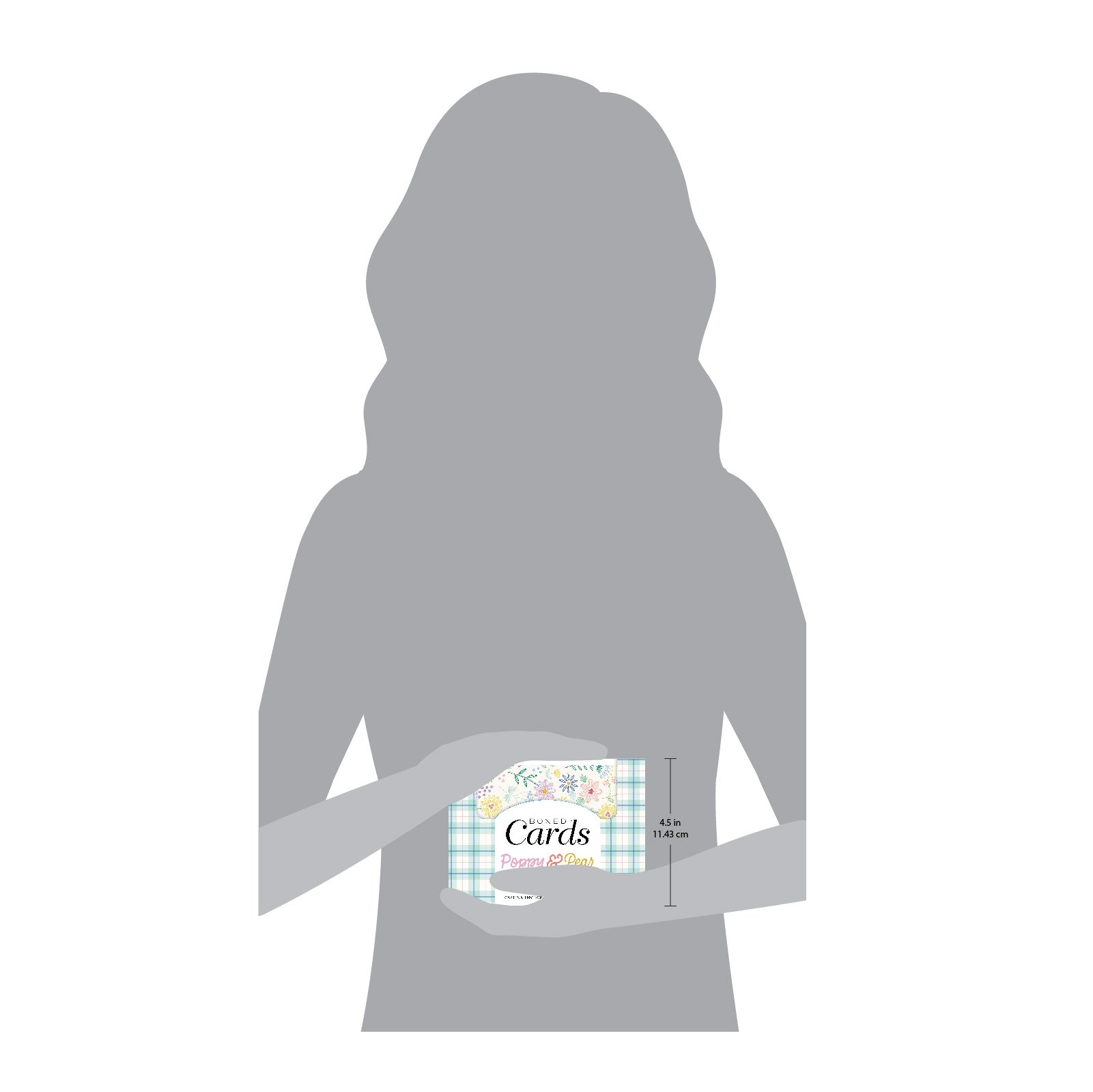 American Crafts A2 Cards with Envelopes - Poppy And Pear, 40 pack