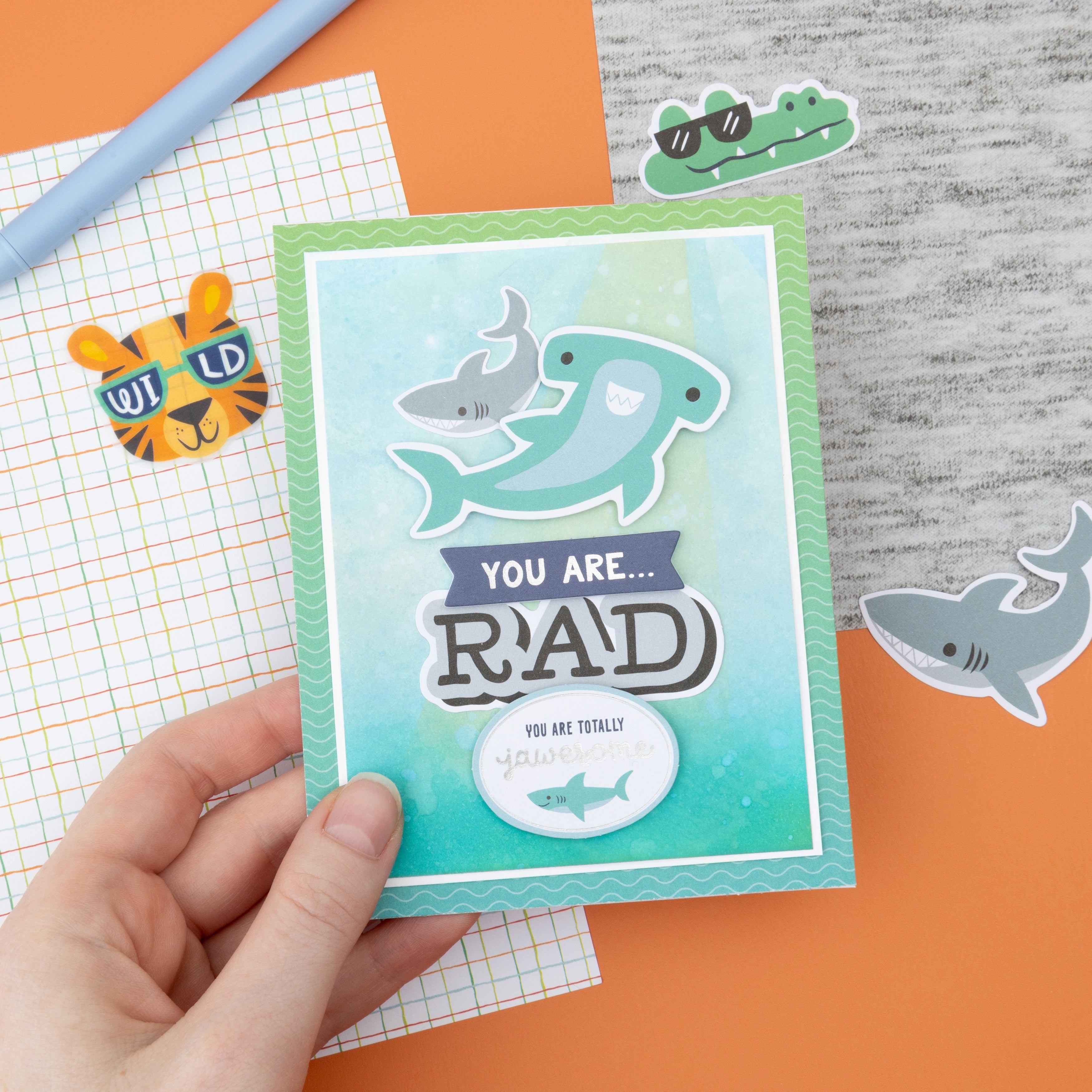 Pebbles Cool Boy Single-Sided 6x8" Paper Pad