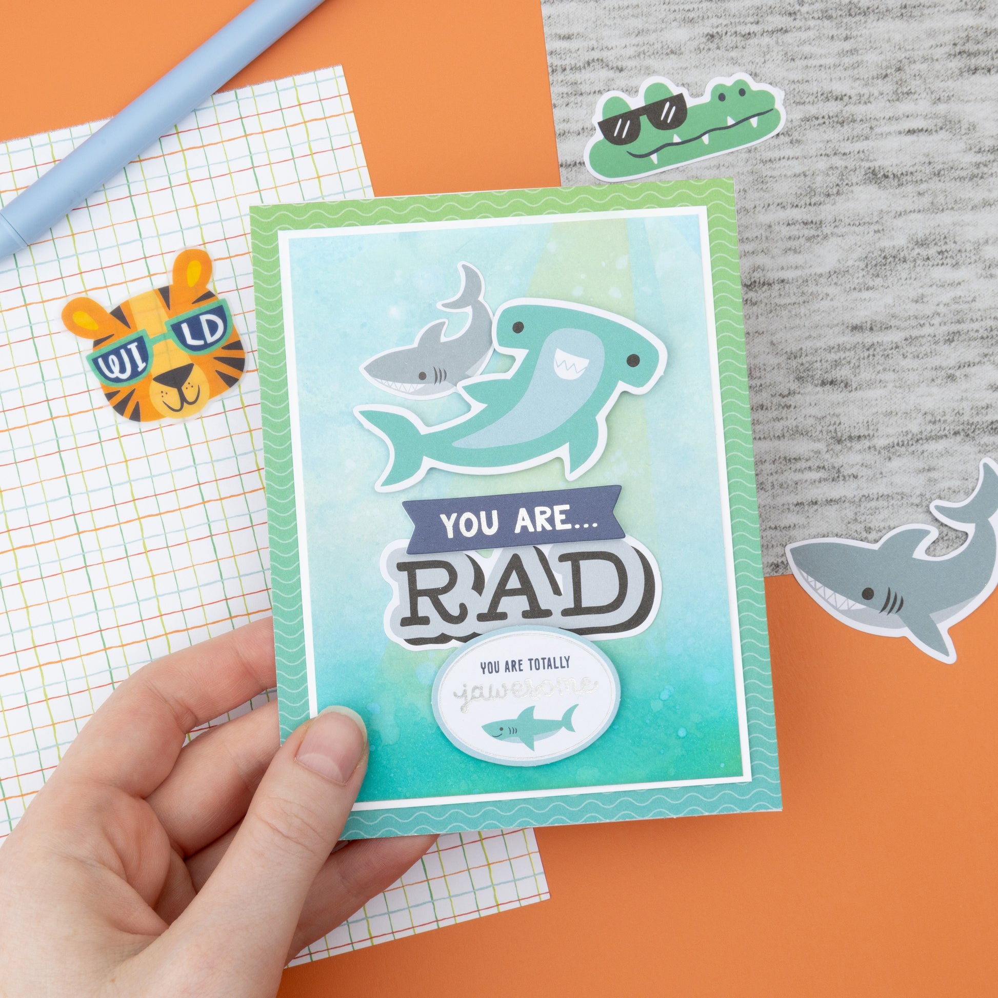 Pebbles Cool Boy Single-Sided 6x8" Paper Pad