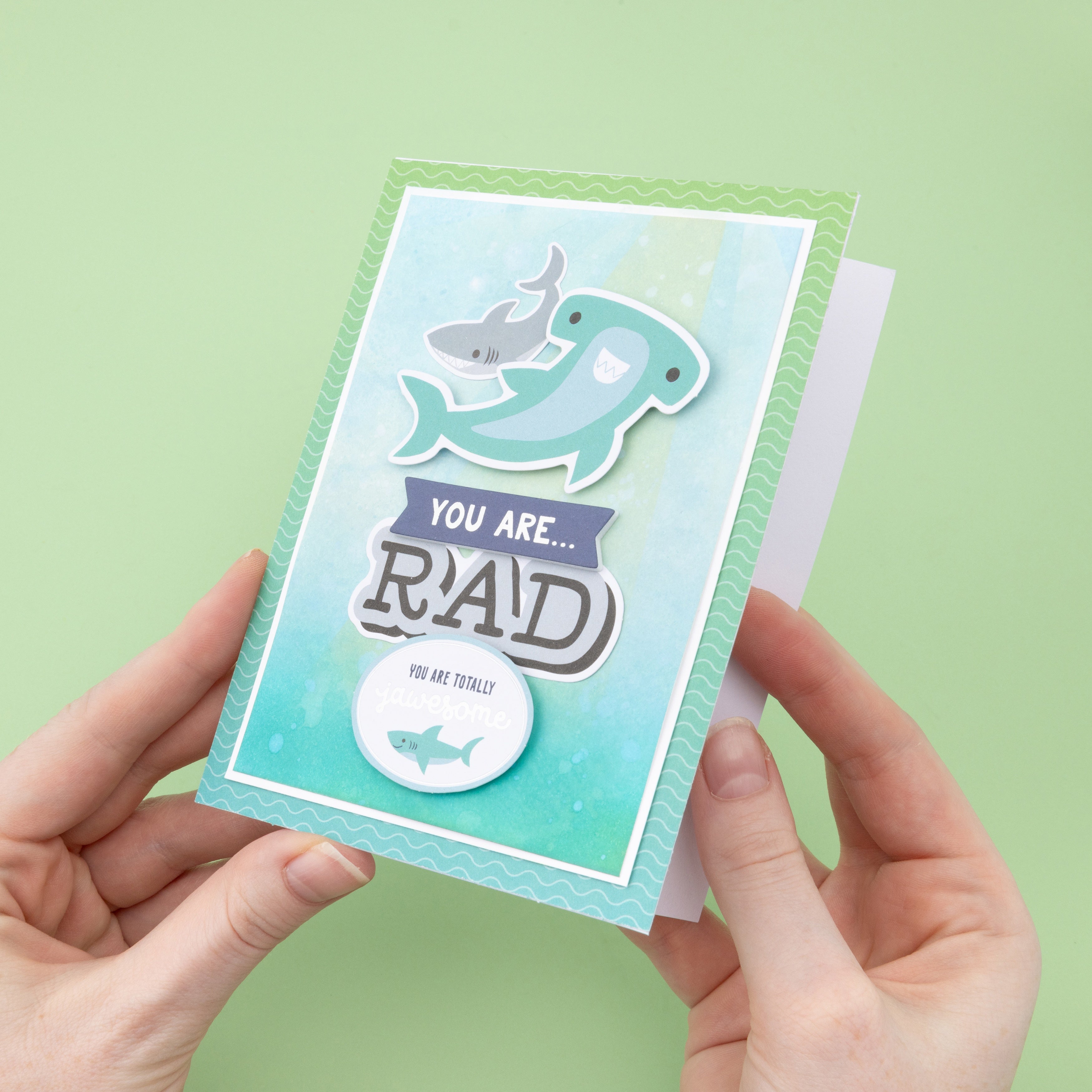 Pebbles Cool Boy Thickers Stickers - Phrase, Silver Foil,  50 Pieces