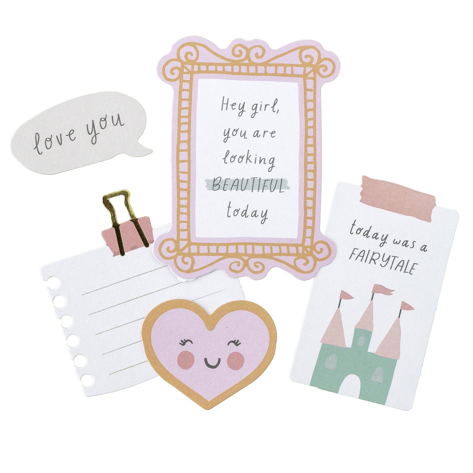 Pebbles Cool Girl Ephemera Die Cuts Set