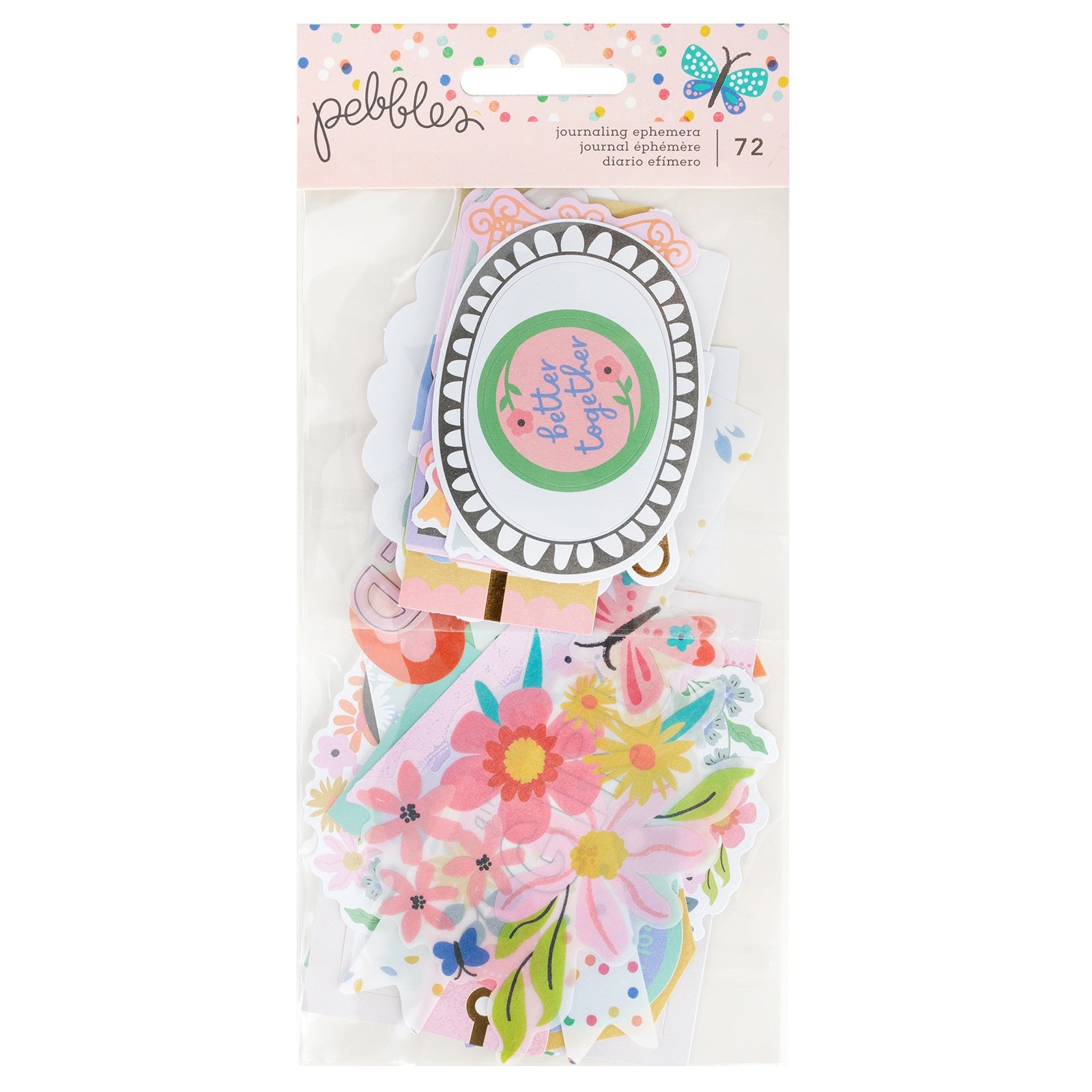 Pebbles Cool Girl Ephemera Die Cuts Set