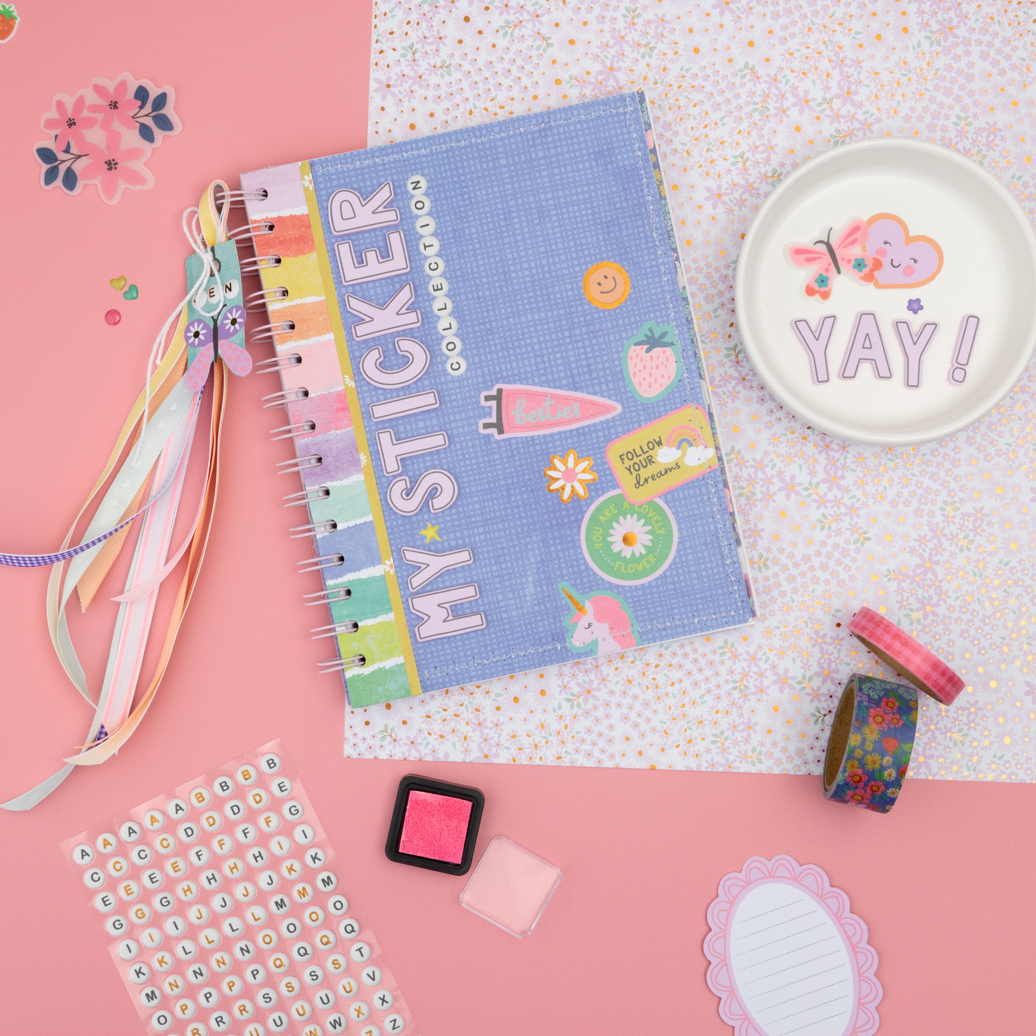 Pebbles Cool Girl Ink Pads - 4 Pack