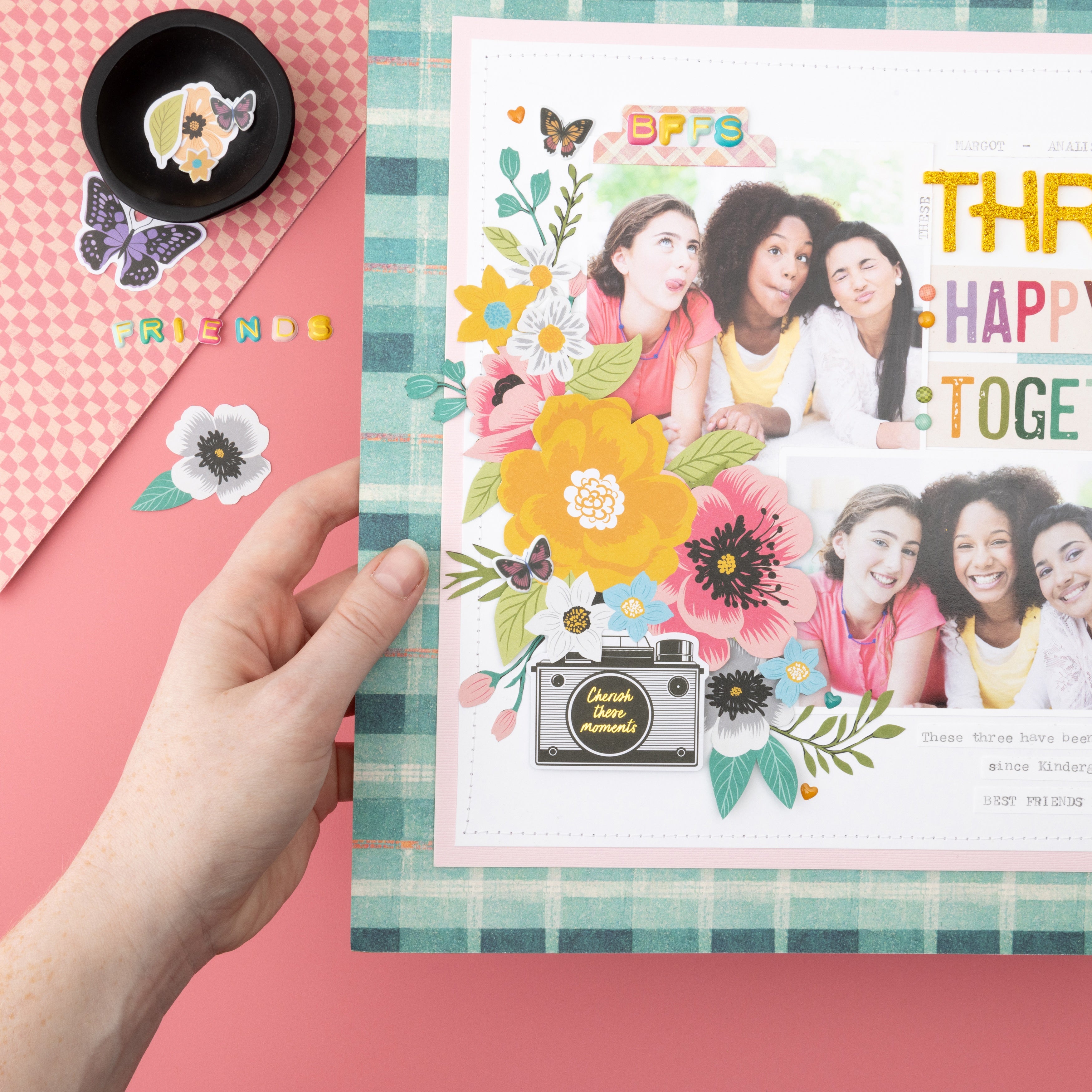 American Crafts April And Ivy Puffy Stickers - Assorted Styles