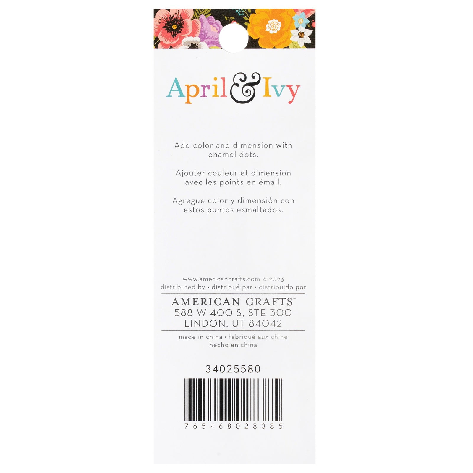 American Crafts April And Ivy Enamel Dots