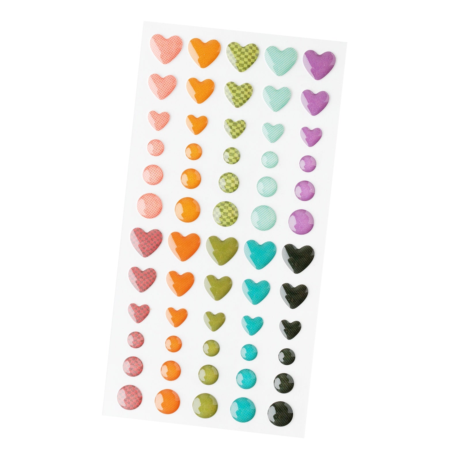 American Crafts April And Ivy Enamel Dots - 60 Pack