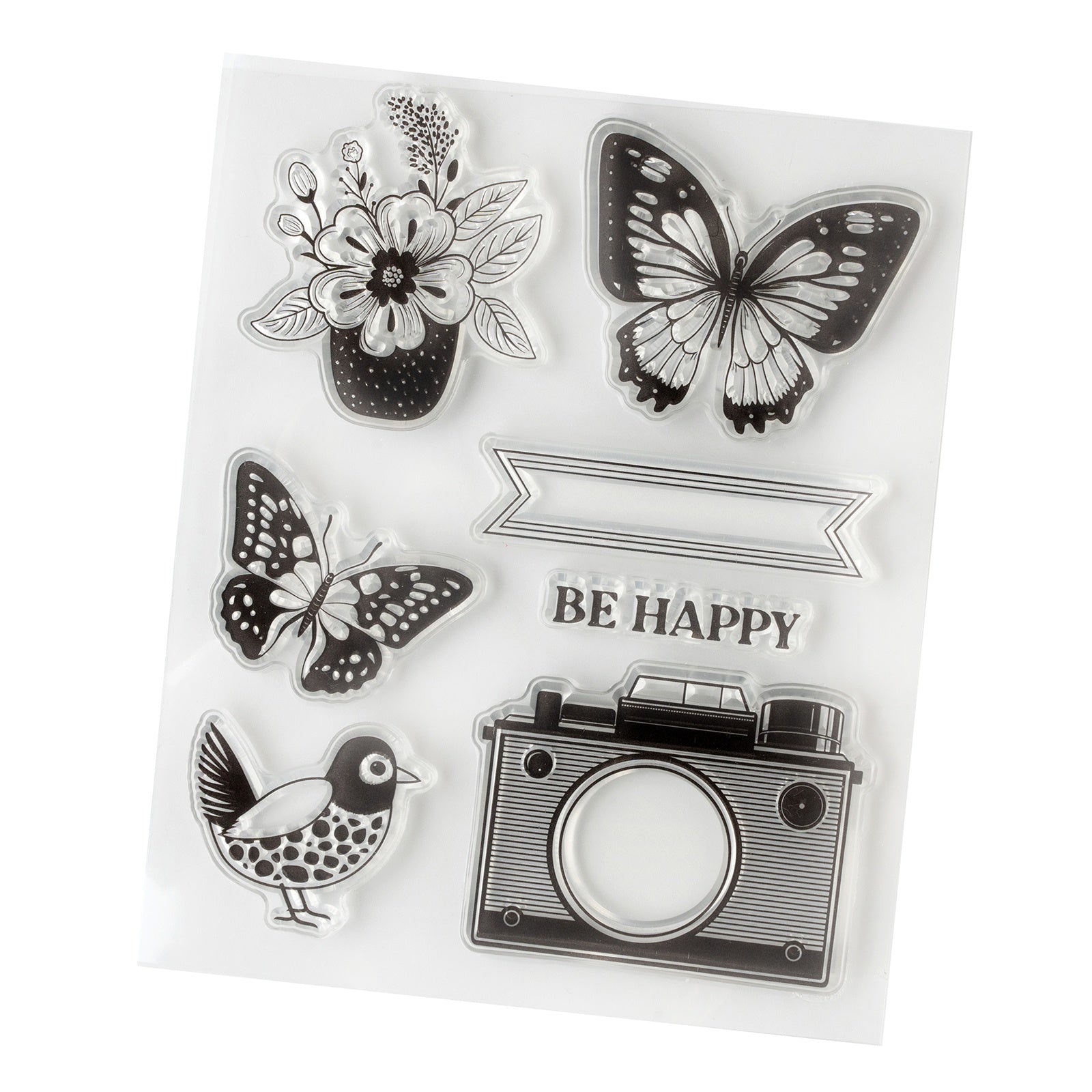 April And Ivy Acrylic Stamp Set