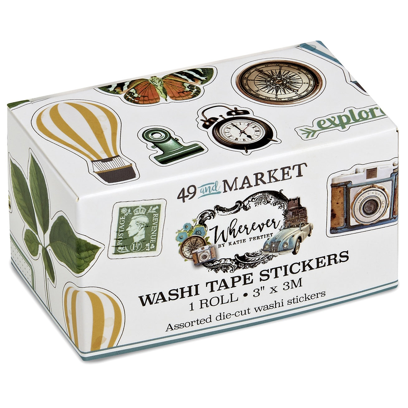 49 And Market Washi Sticker Roll - Available in Multiple Styles