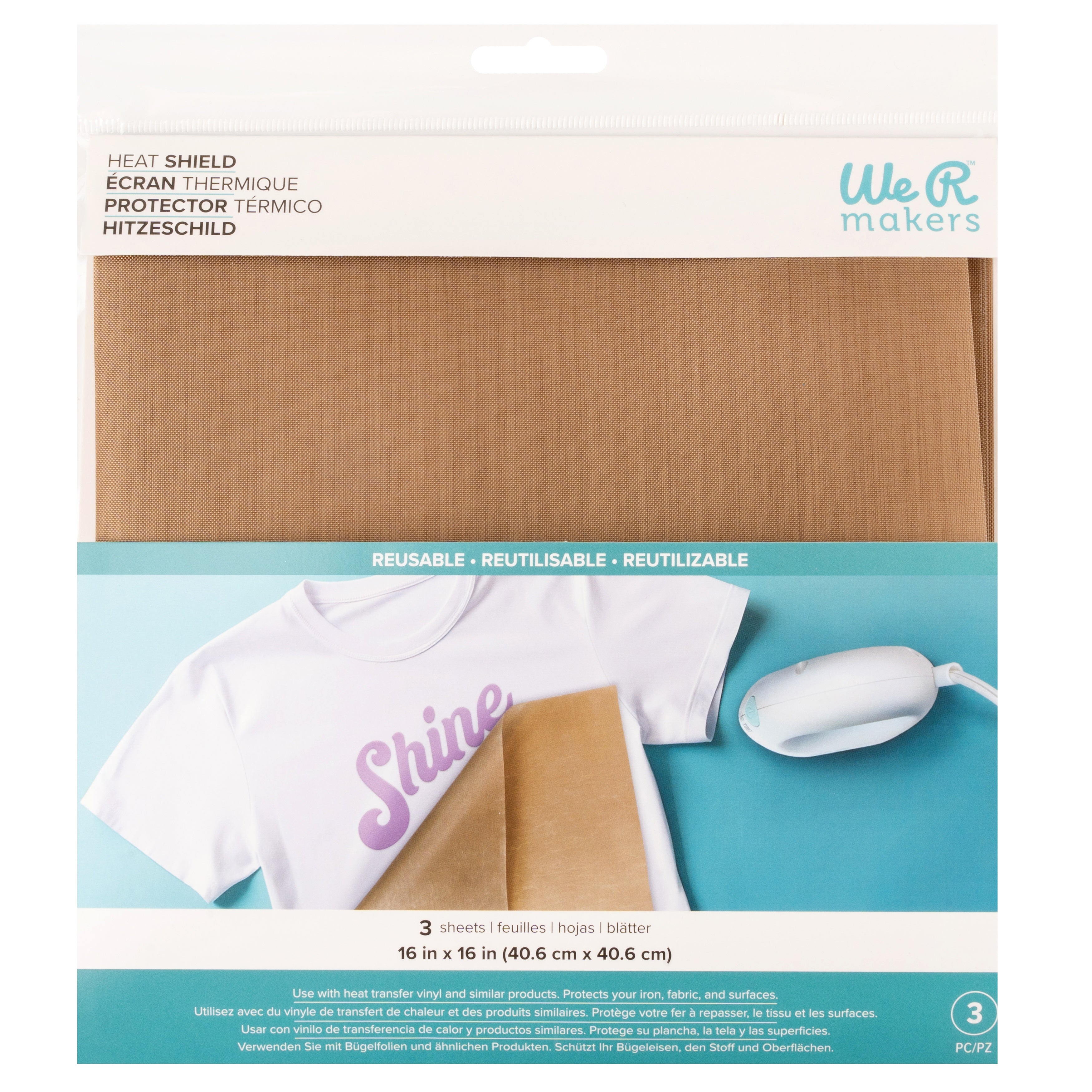 We R Mini Heat Press 16x16" Heat Shield - 3 pack