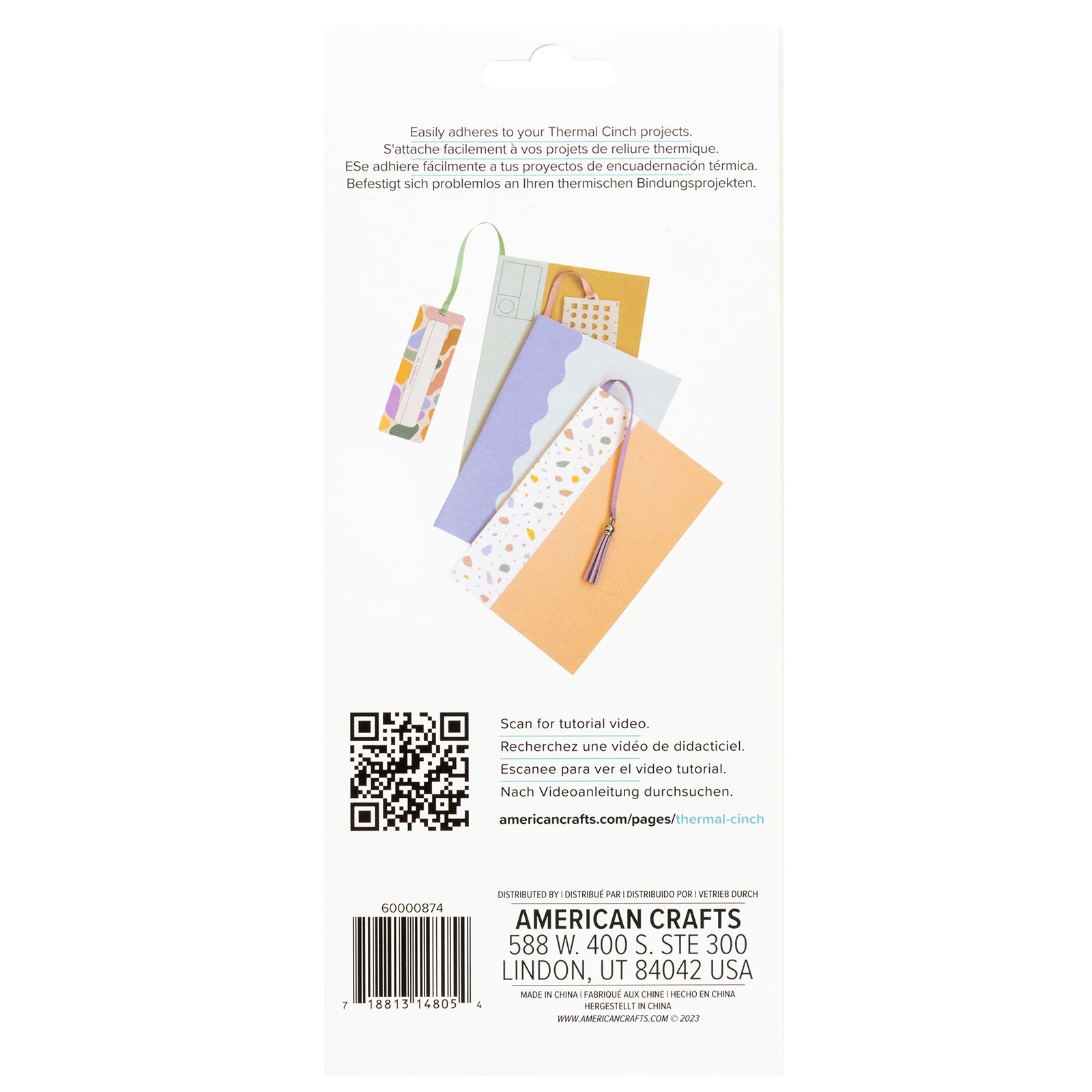 We R Thermal Cinch Bookmarks 6/Pkg-Charms
