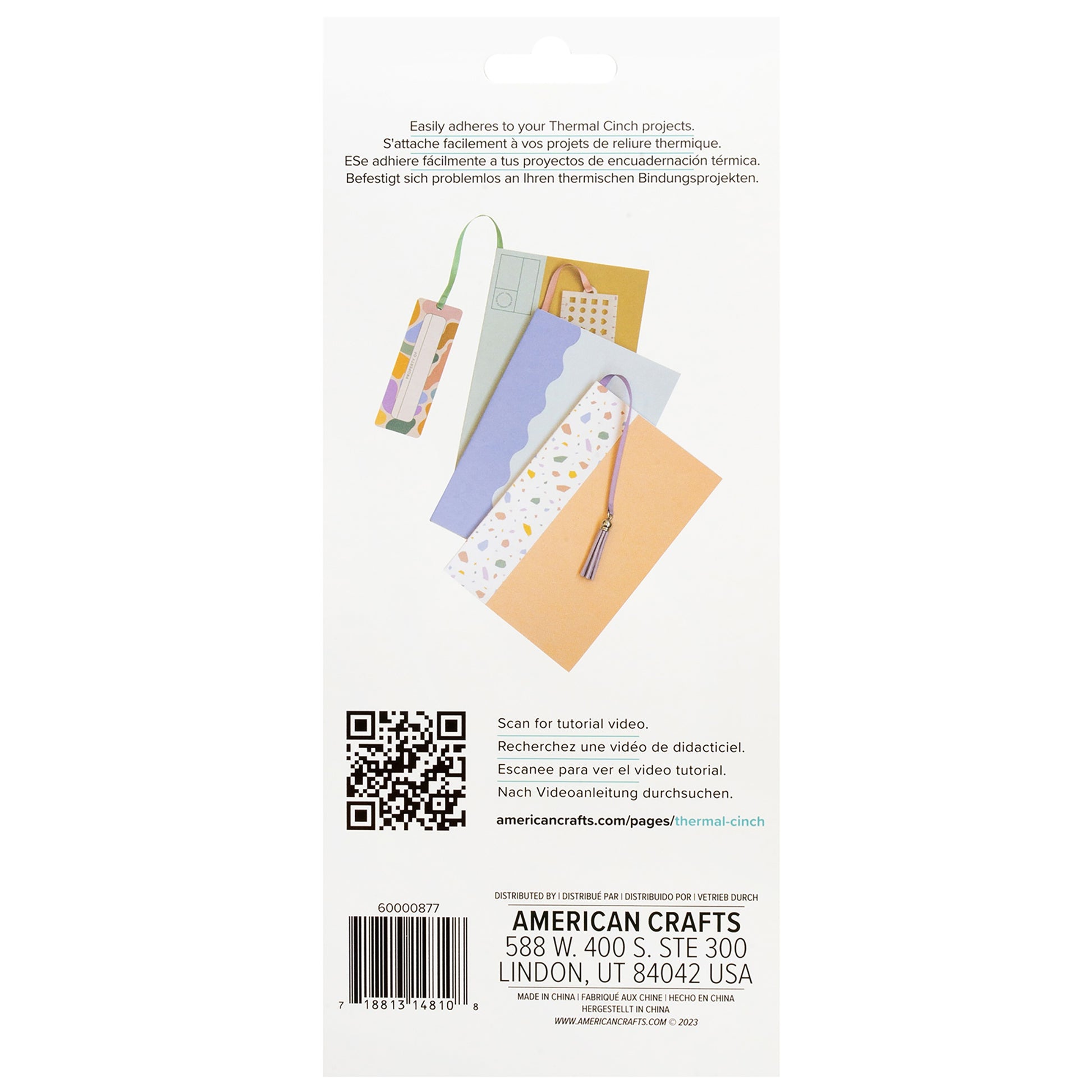 We R Makers Thermal Cinch Bookmarks