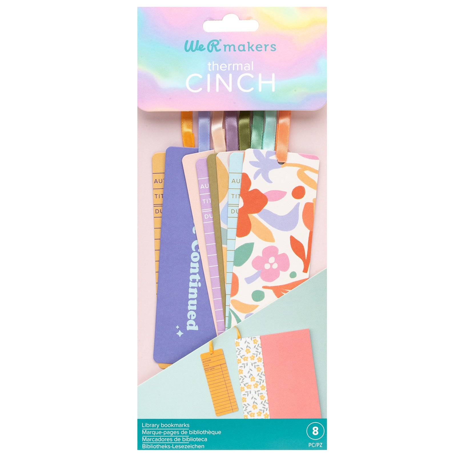 We R Makers Thermal Cinch Bookmarks