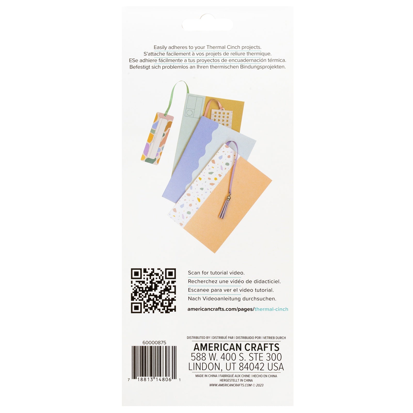 We R Makers Thermal Cinch Bookmarks