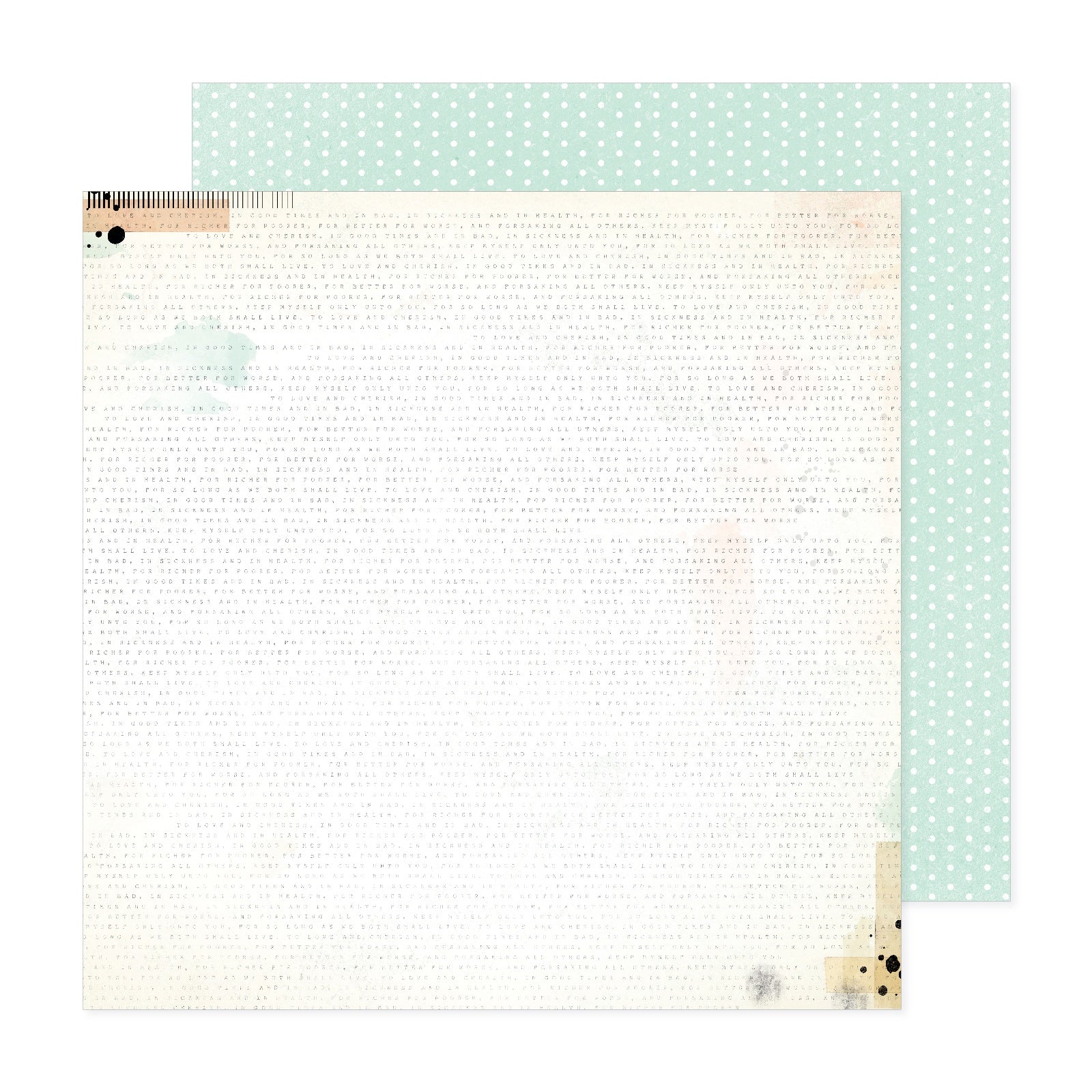 A Perfect Match 12x12" Double-Sided Cardstock, 25 sheets - Available in Assorted Styles