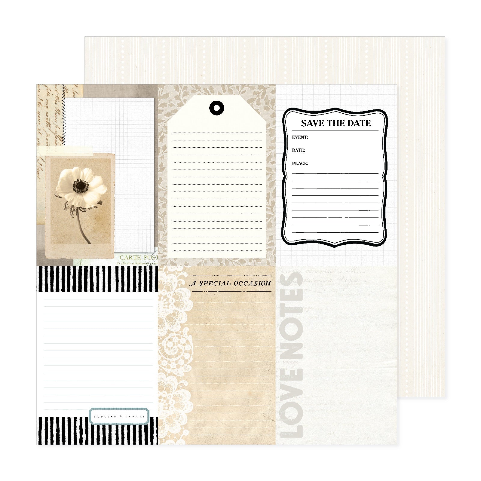 A Perfect Match 12x12" Double-Sided Cardstock Packs
