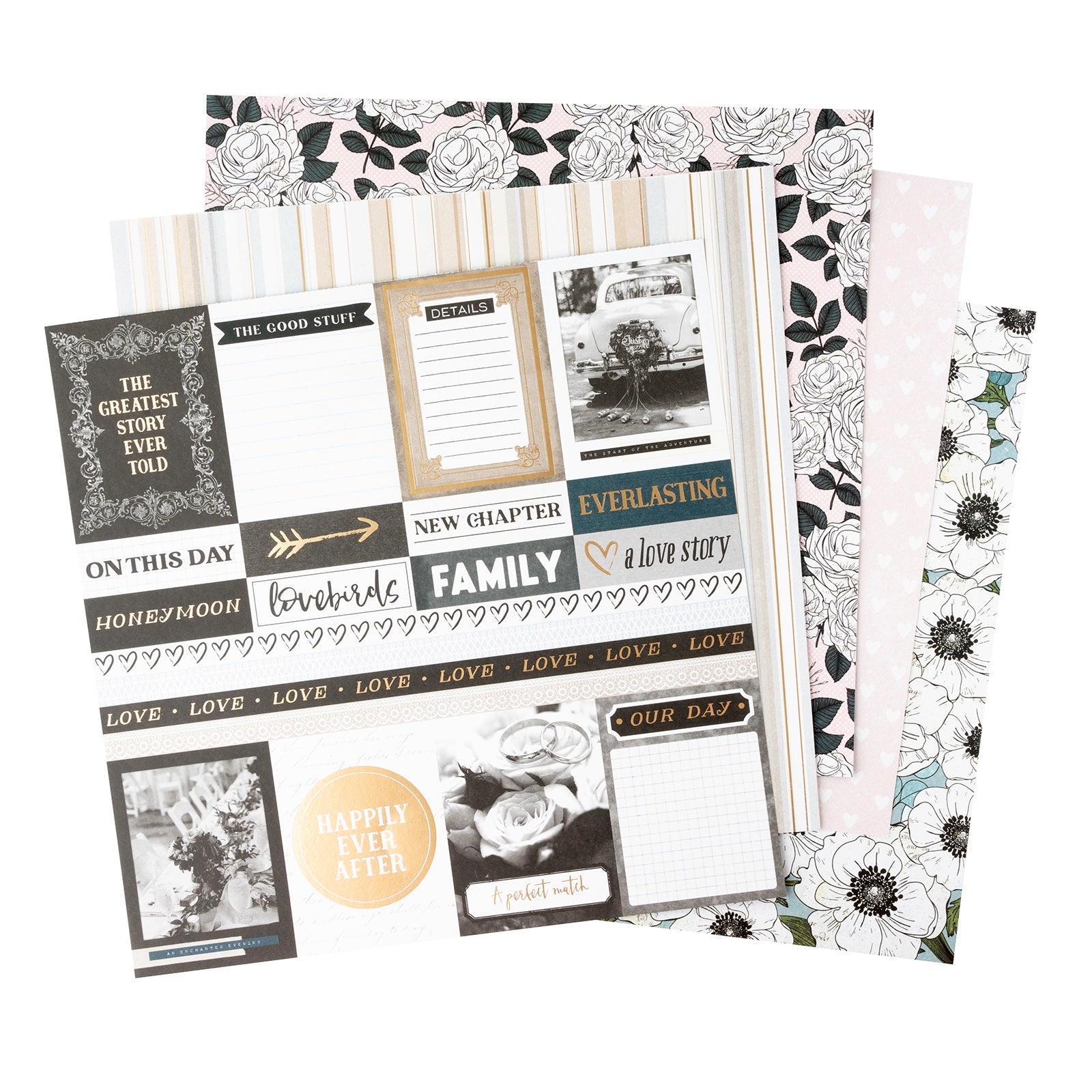 A Perfect Match Double-Sided 12x12" Paper Pad