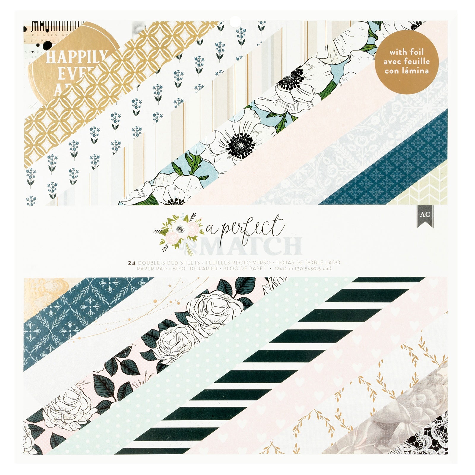 A Perfect Match Double-Sided 12x12" Paper Pad