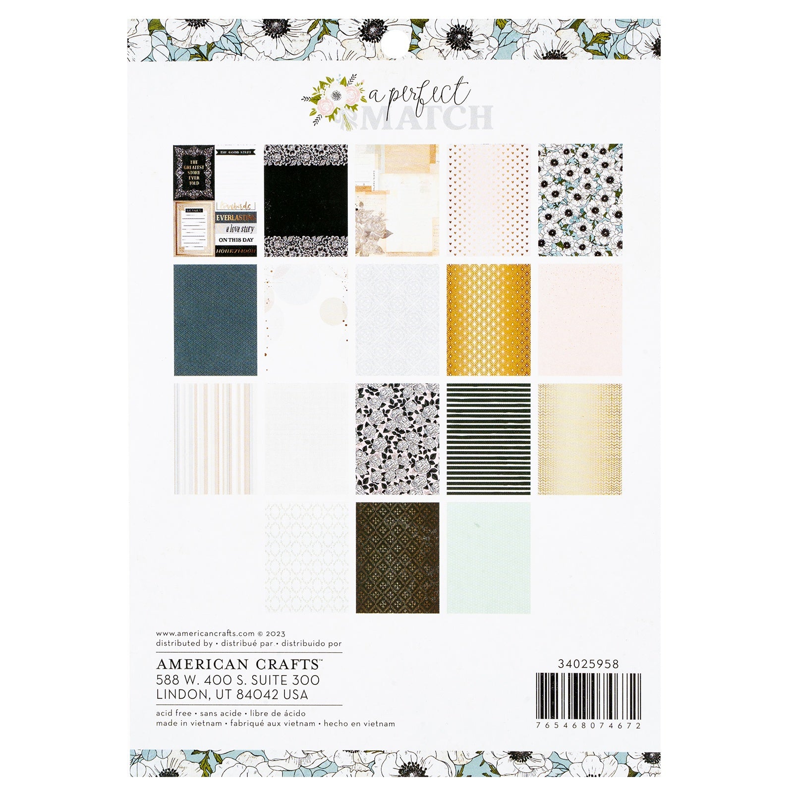 A Perfect Match 6x8" Paper Pad