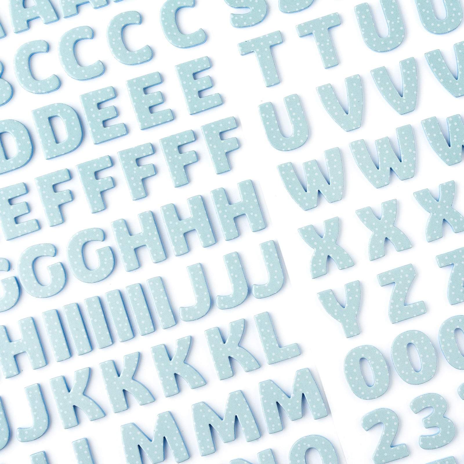 Pebbles Sunny Bloom Thickers Stickers - Alpha, Foam,  153 Pieces