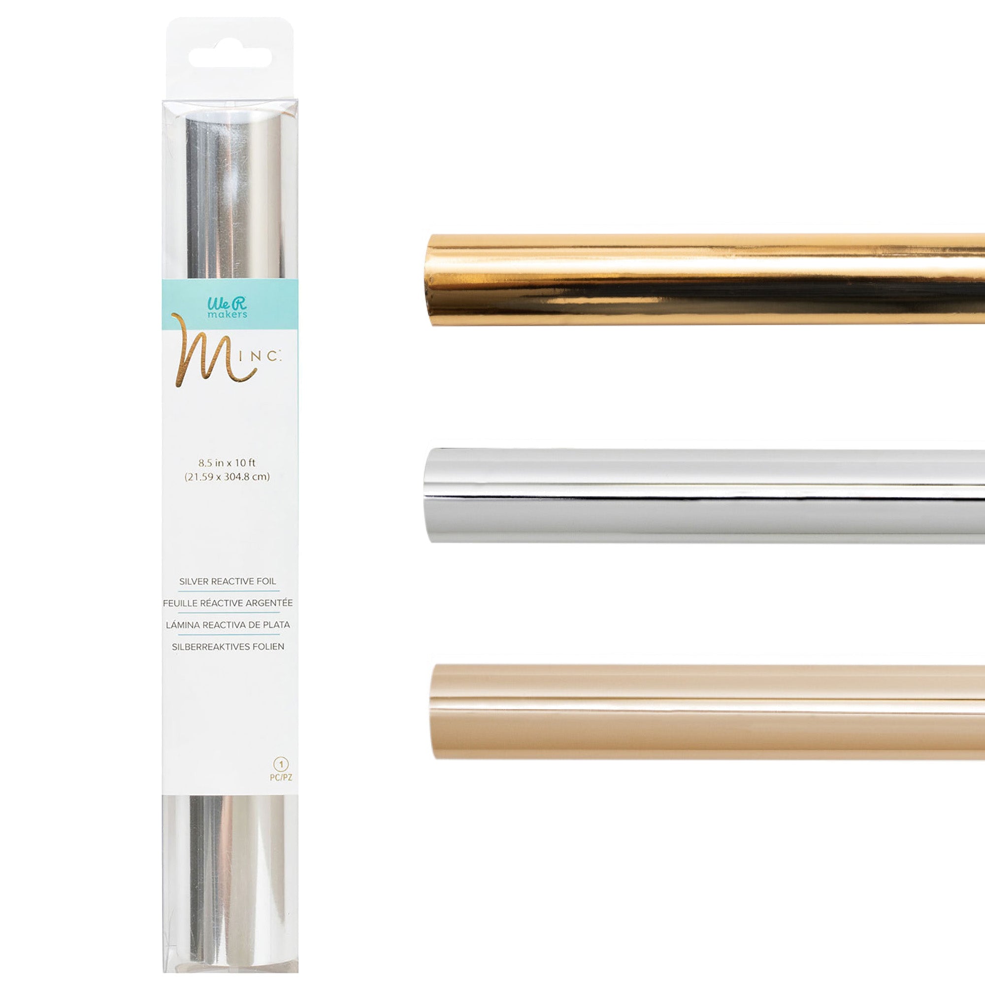 We R Minc Heat Reactive Foil Roll, 8.5" x 10' - Available in Multiple Colors