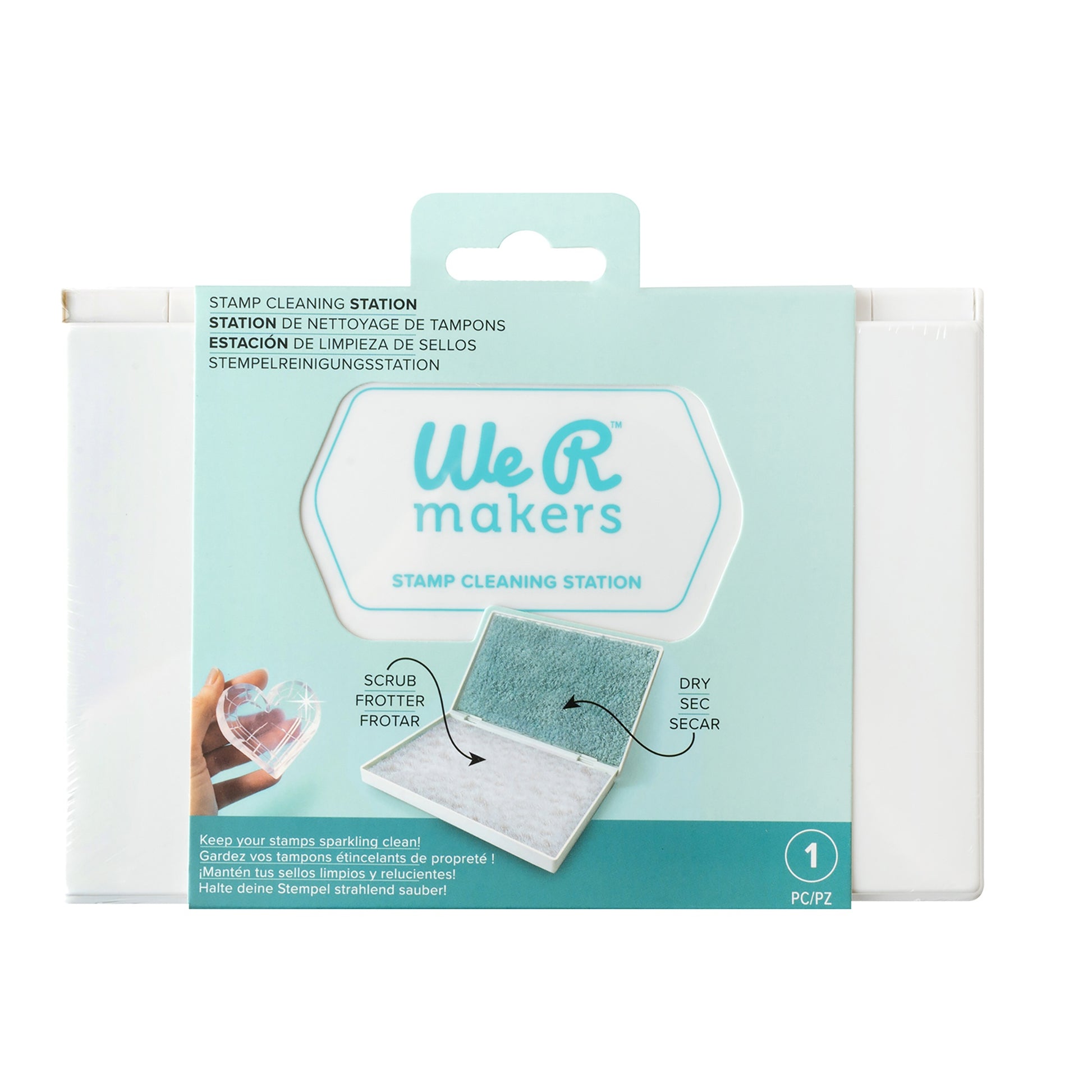 We R Stamping Cleaning Pad - Bristle Pad & Microfiber Pad