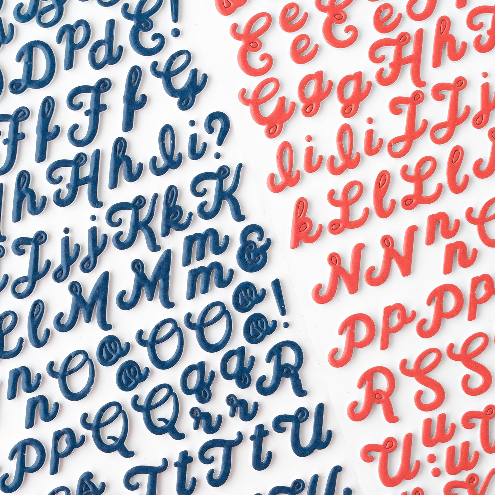 Flags And Frills Thickers Puffy Alphabet Stickers - 308 pcs