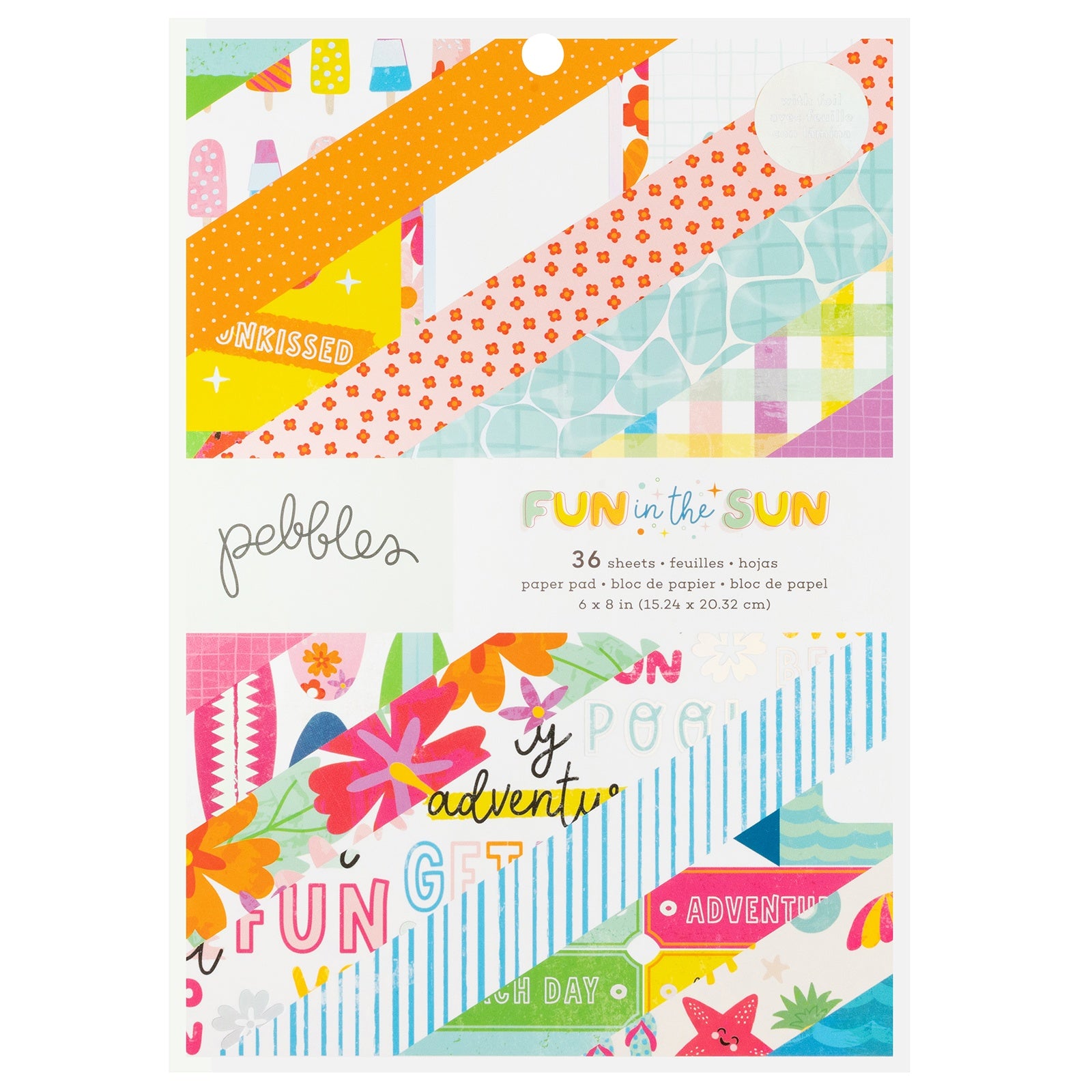 Pebbles Fun In The Sun 6x8" Paper Pad