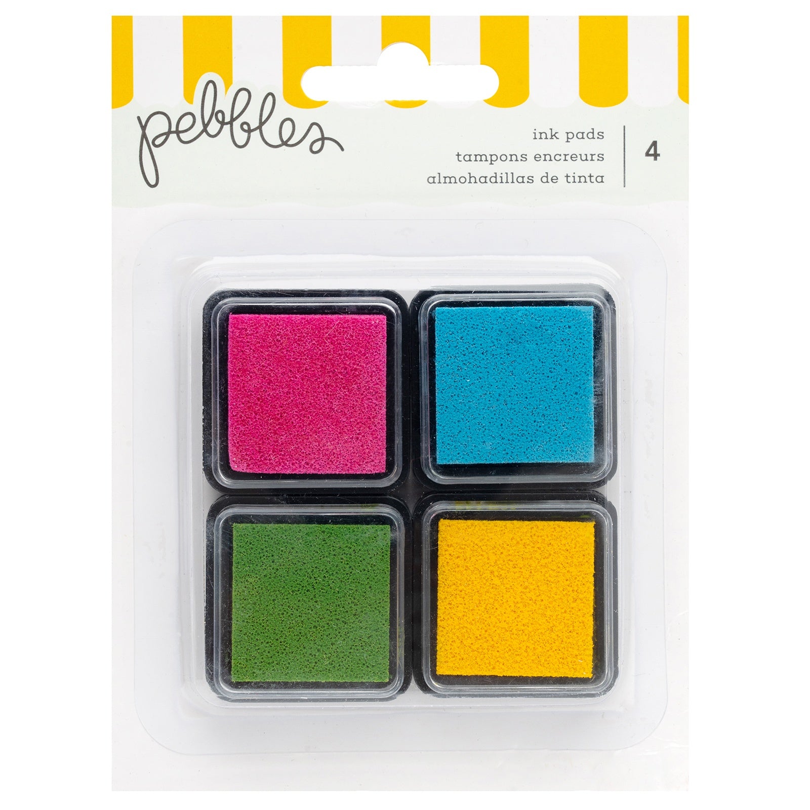 Pebbles Fun In The Sun Inks Pads - 4 Pack