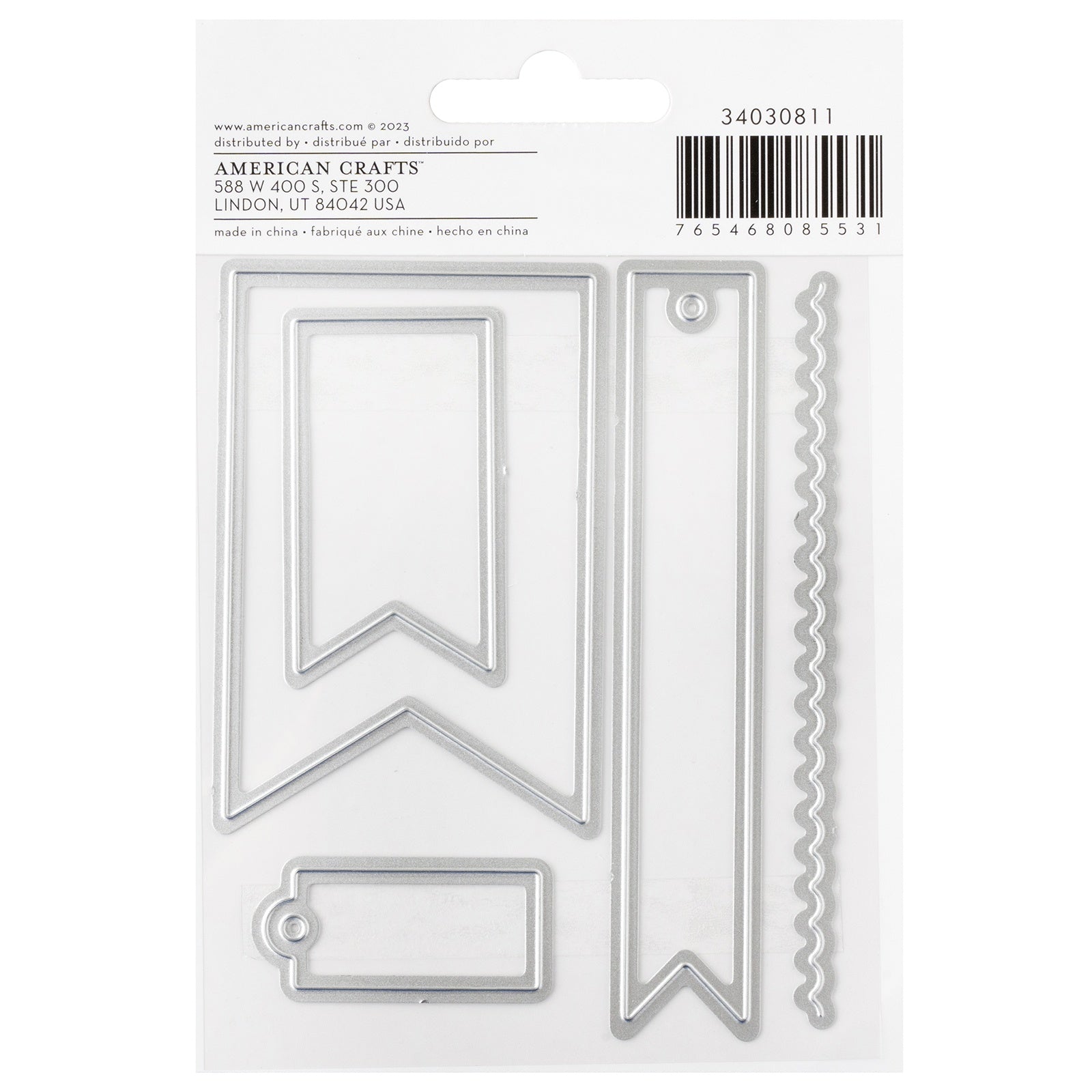 Pink Paislee Joyful Notes Metal Die Set