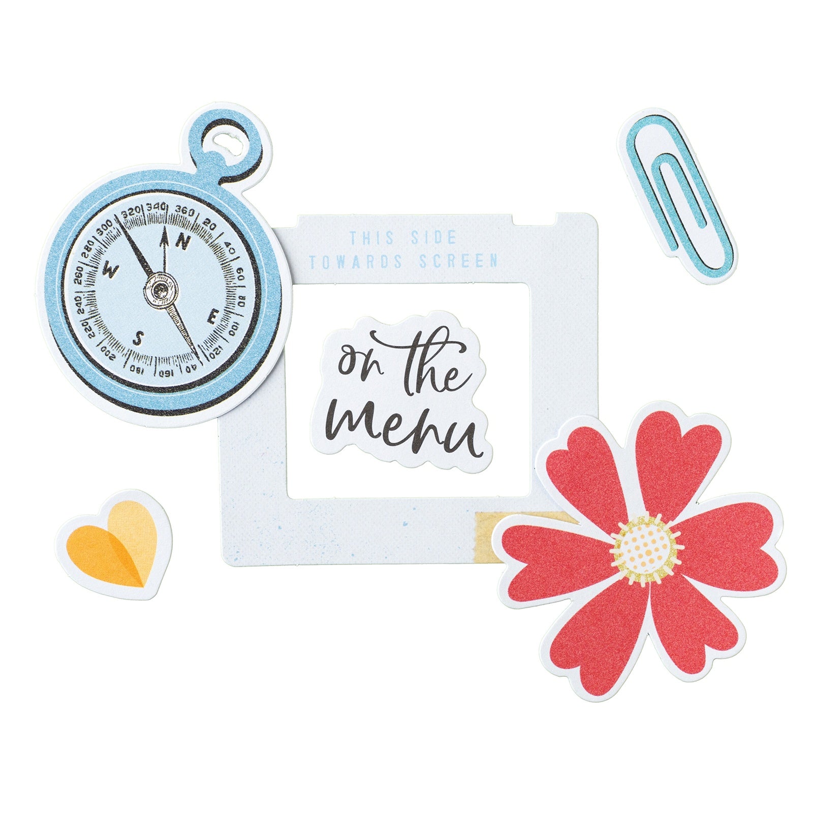 Vicki Boutin Mixed Media Ephemera Cardstock Die Cuts - Travel