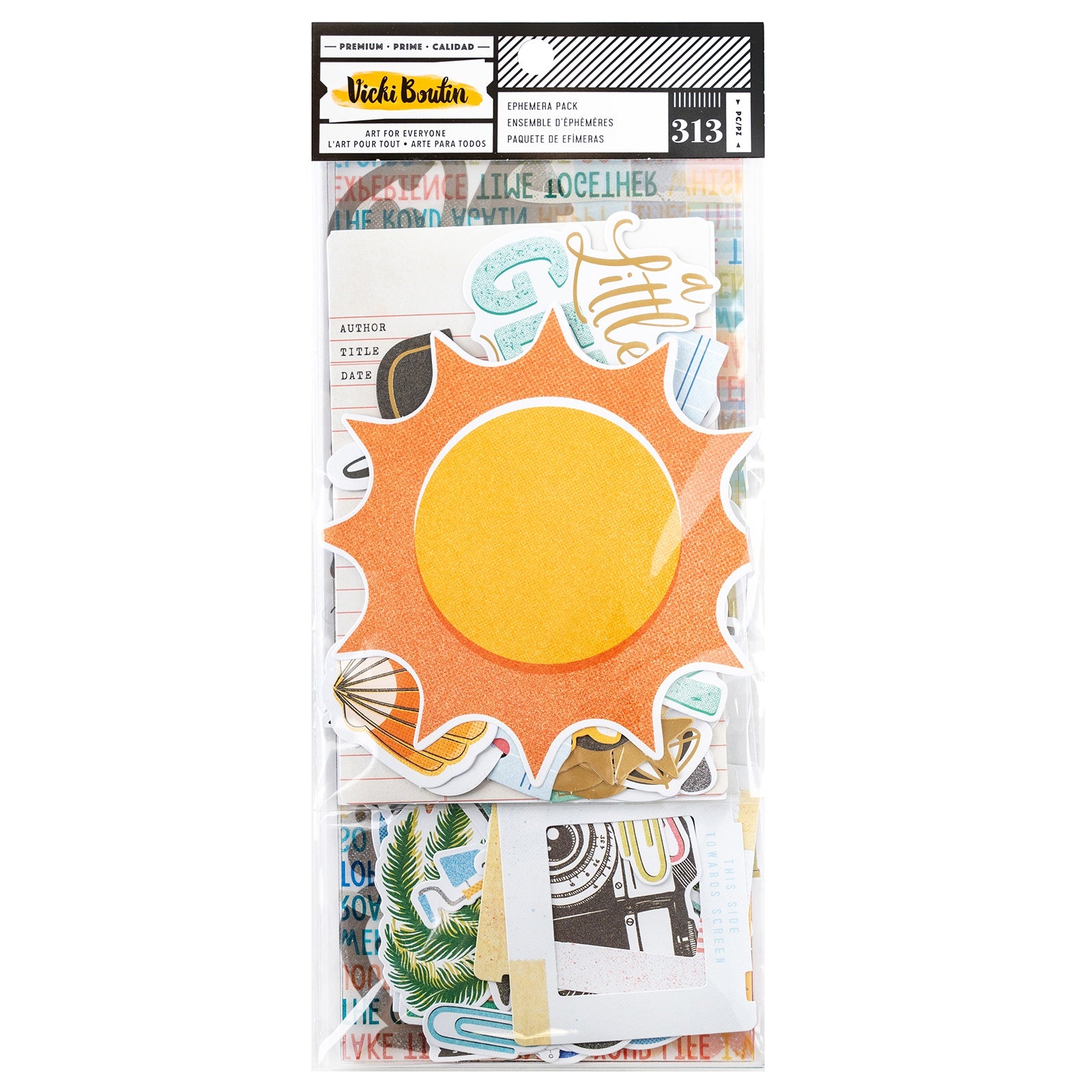 Vicki Boutin Mixed Media Ephemera Cardstock Die Cuts - Travel