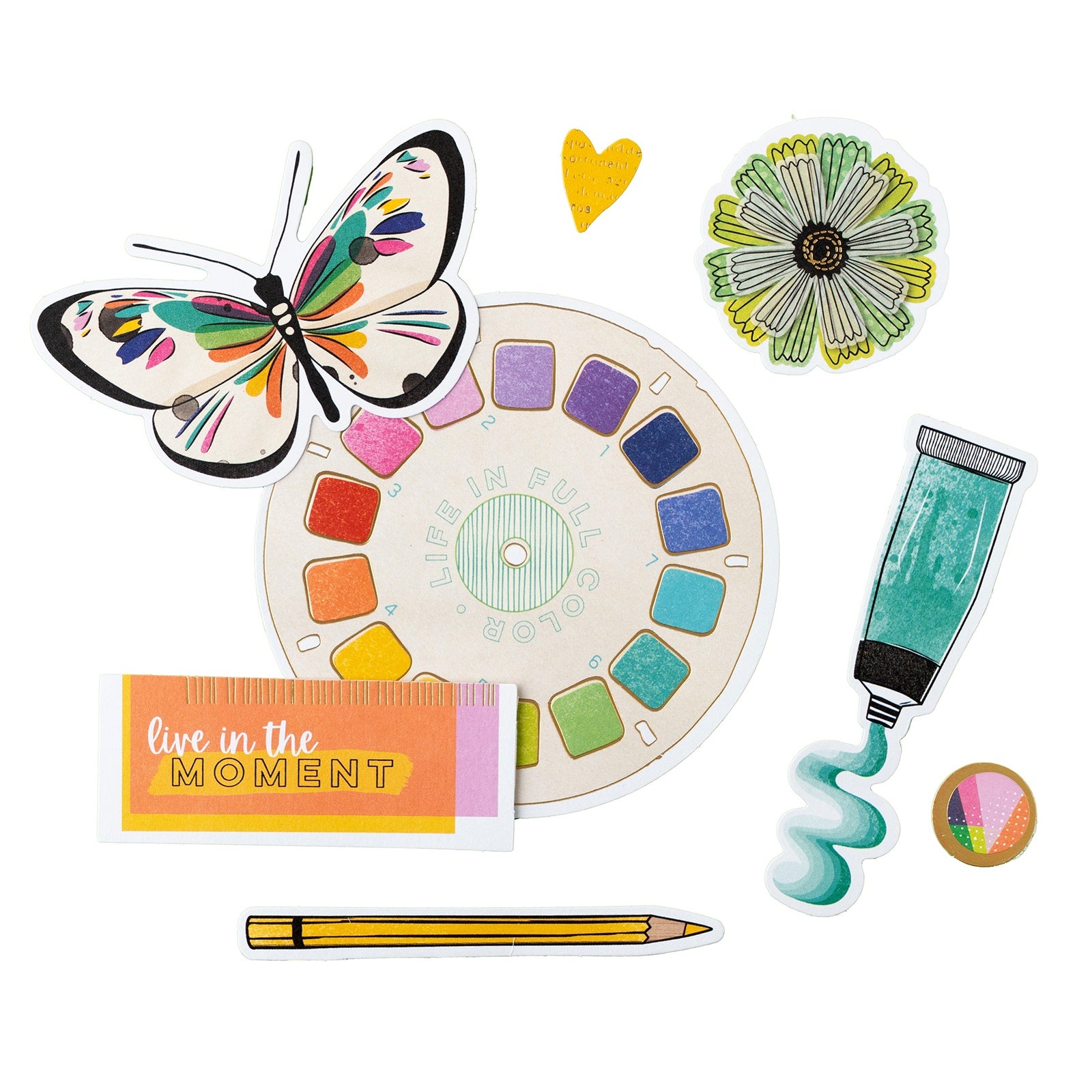 Vicki Boutin Mixed Media Ephemera Cardstock Die - Cuts-Artist