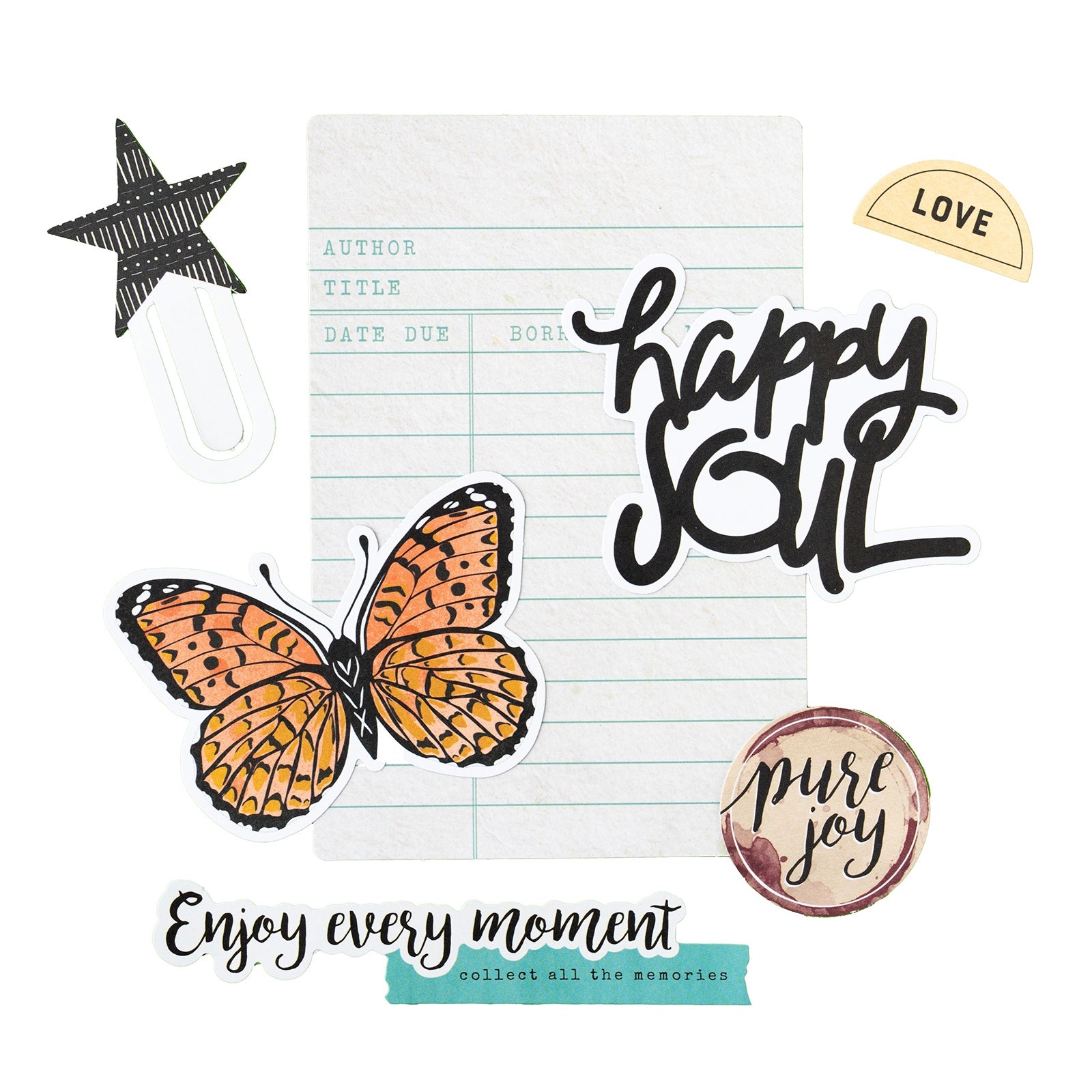 Vicki Boutin Mixed Media Ephemera Cardstock Die-Cuts - Old Soul