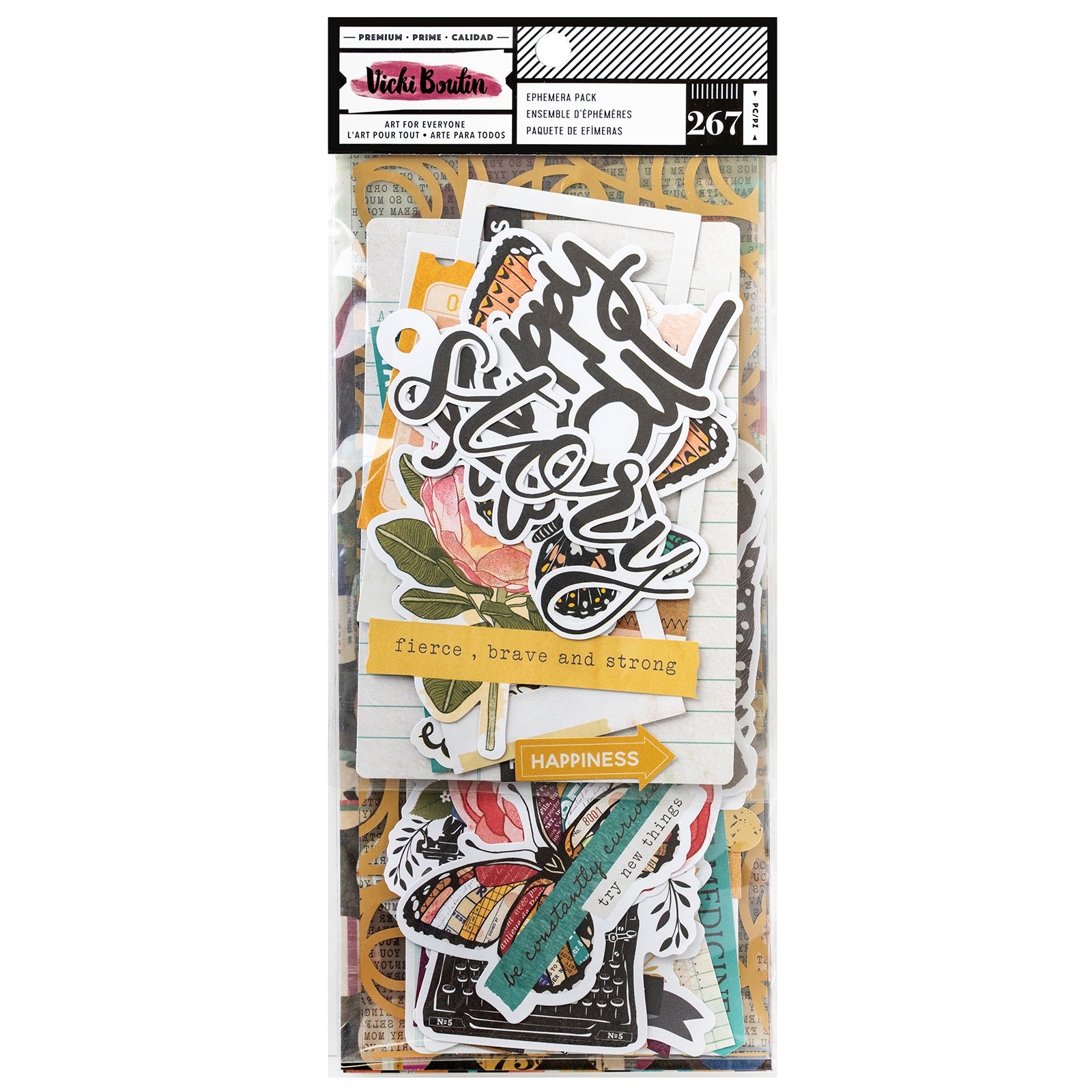 Vicki Boutin Mixed Media Ephemera Cardstock Die-Cuts - Old Soul