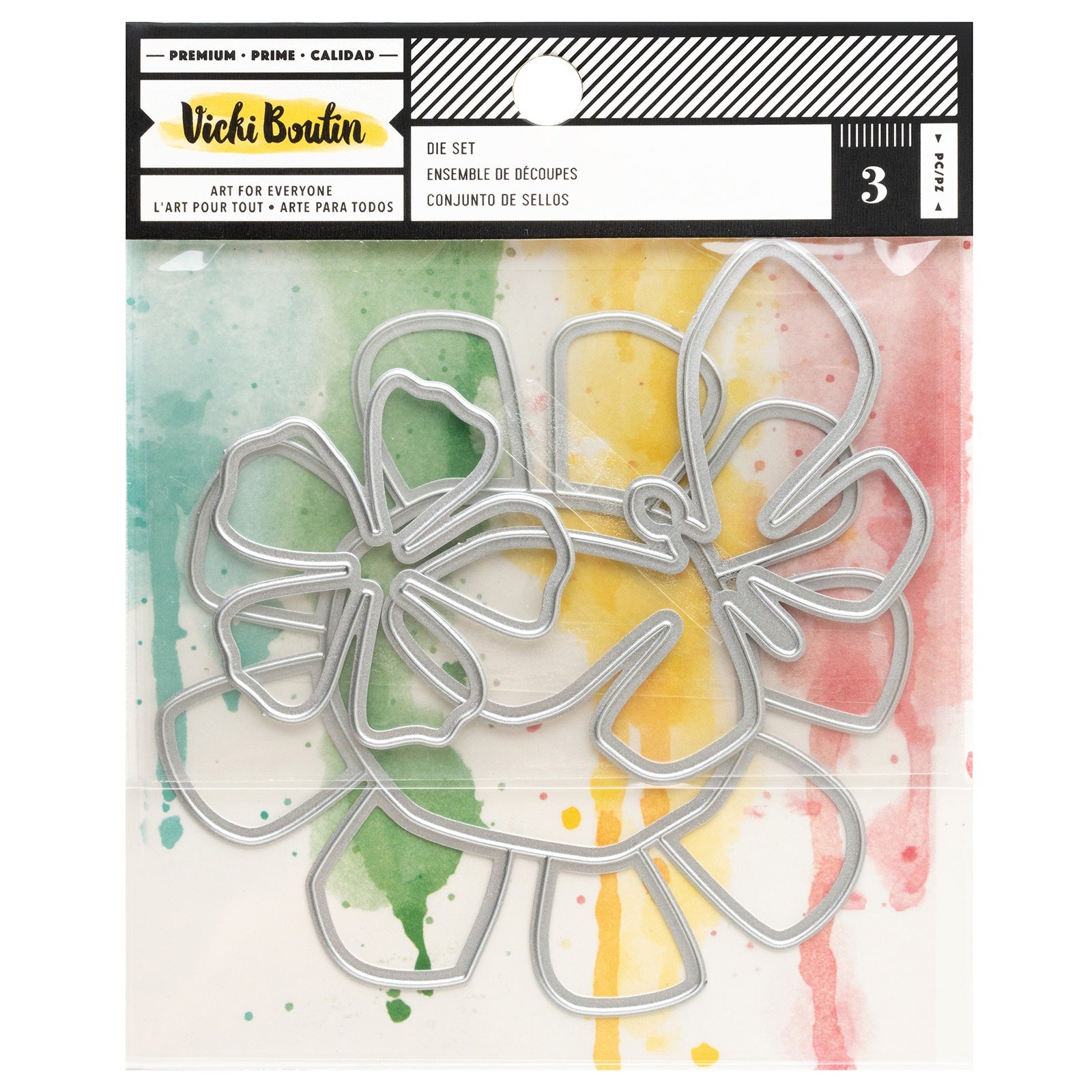 Vicki Boutin Mixed Media Metal Dies - Floral And Butterfly