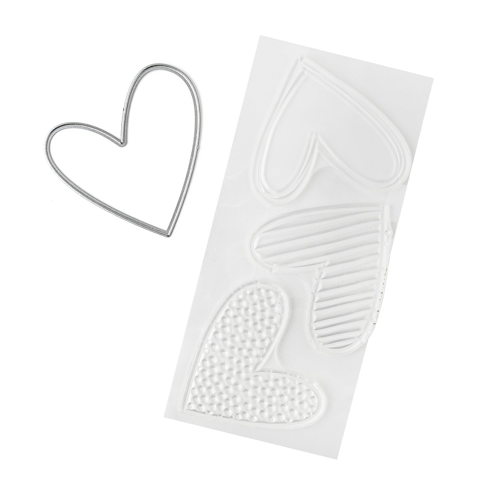 Vicki Boutin Mixed Media Stamp & Die Set - Heart