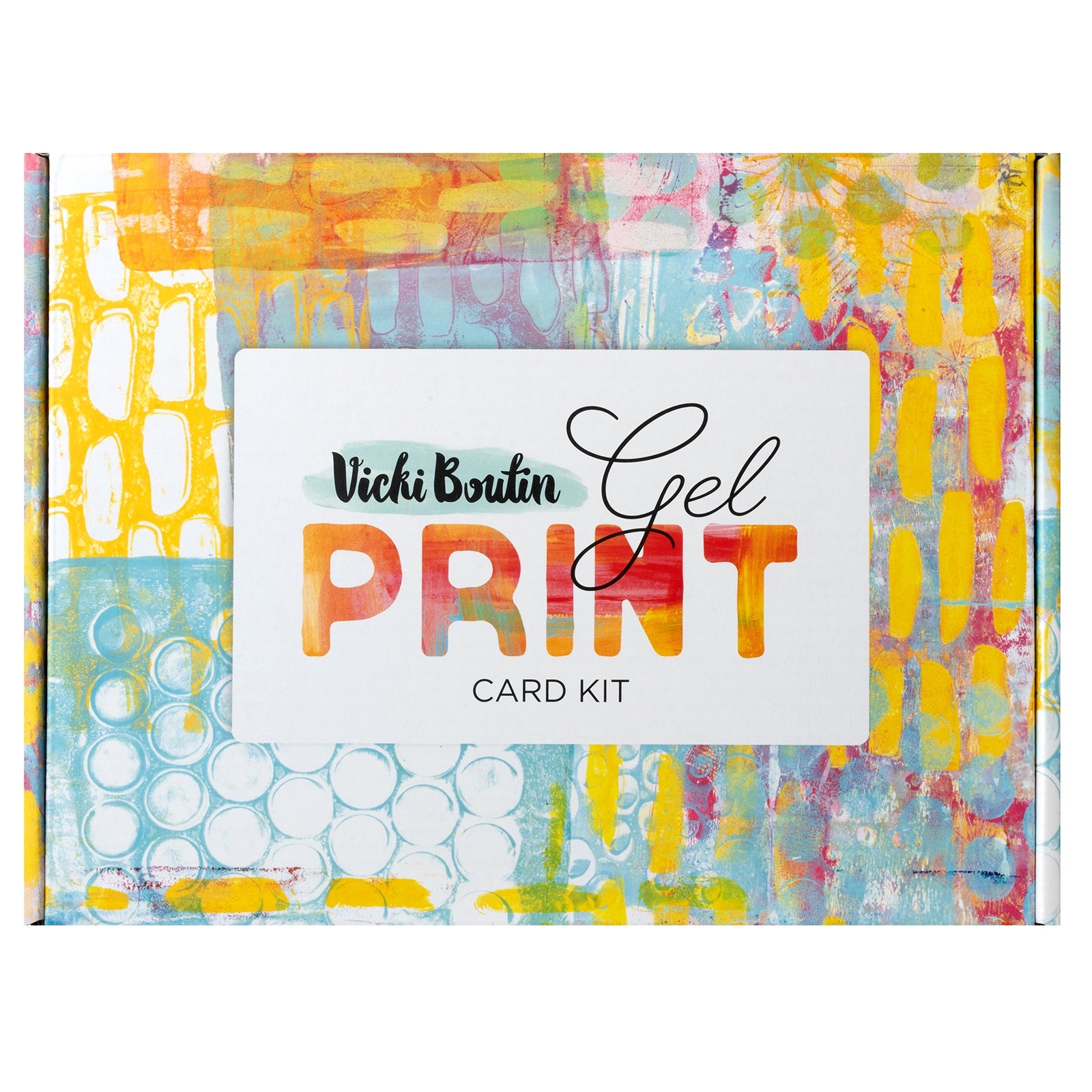 Vicki Boutin Mixed Media Gel Print Card Kit
