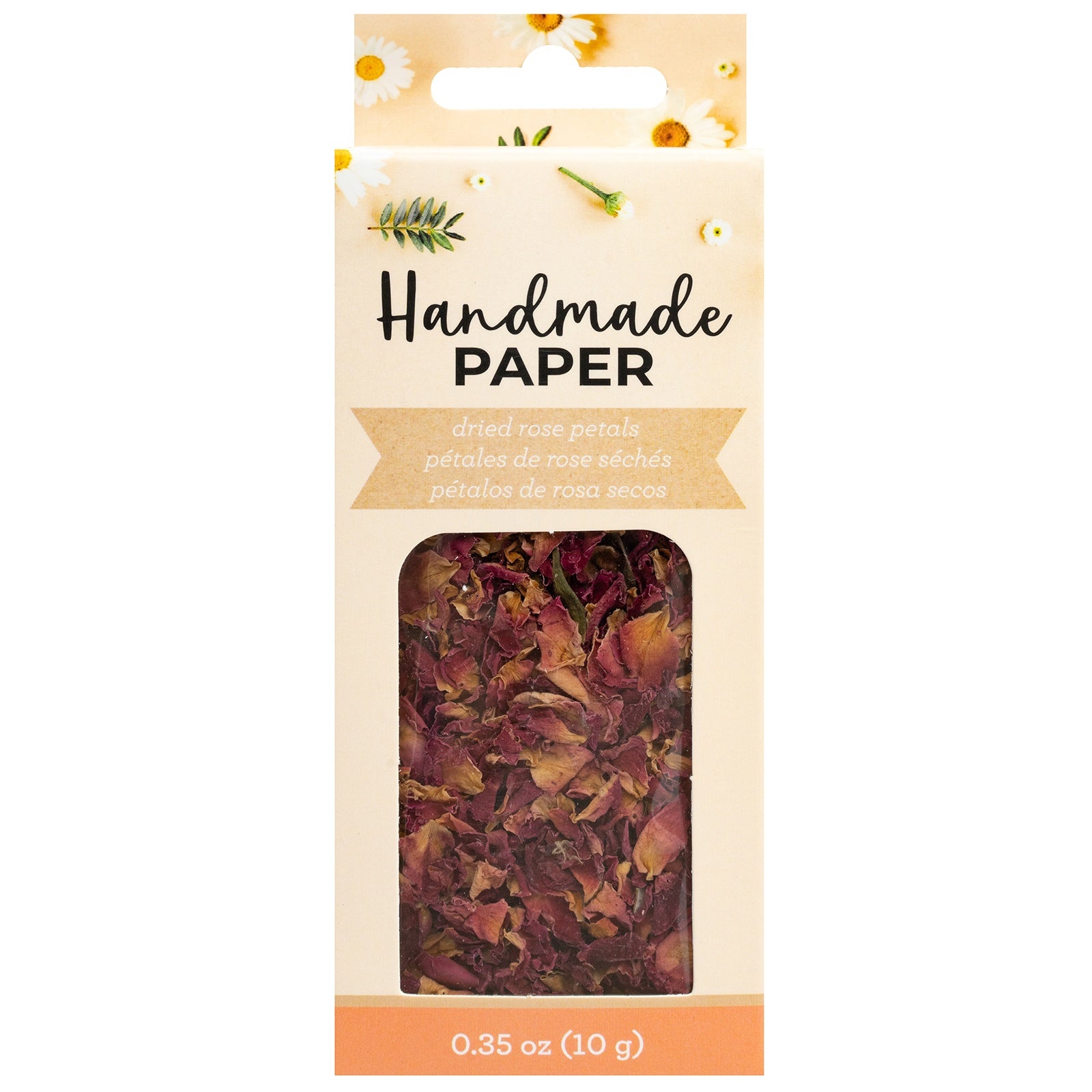 American Crafts Handmade Paper Mix-Ins - Rose Petals