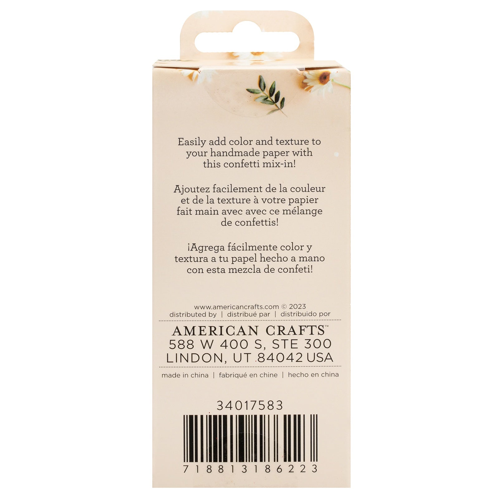 American Crafts Handmade Paper Mix-Ins - Confetti Squares