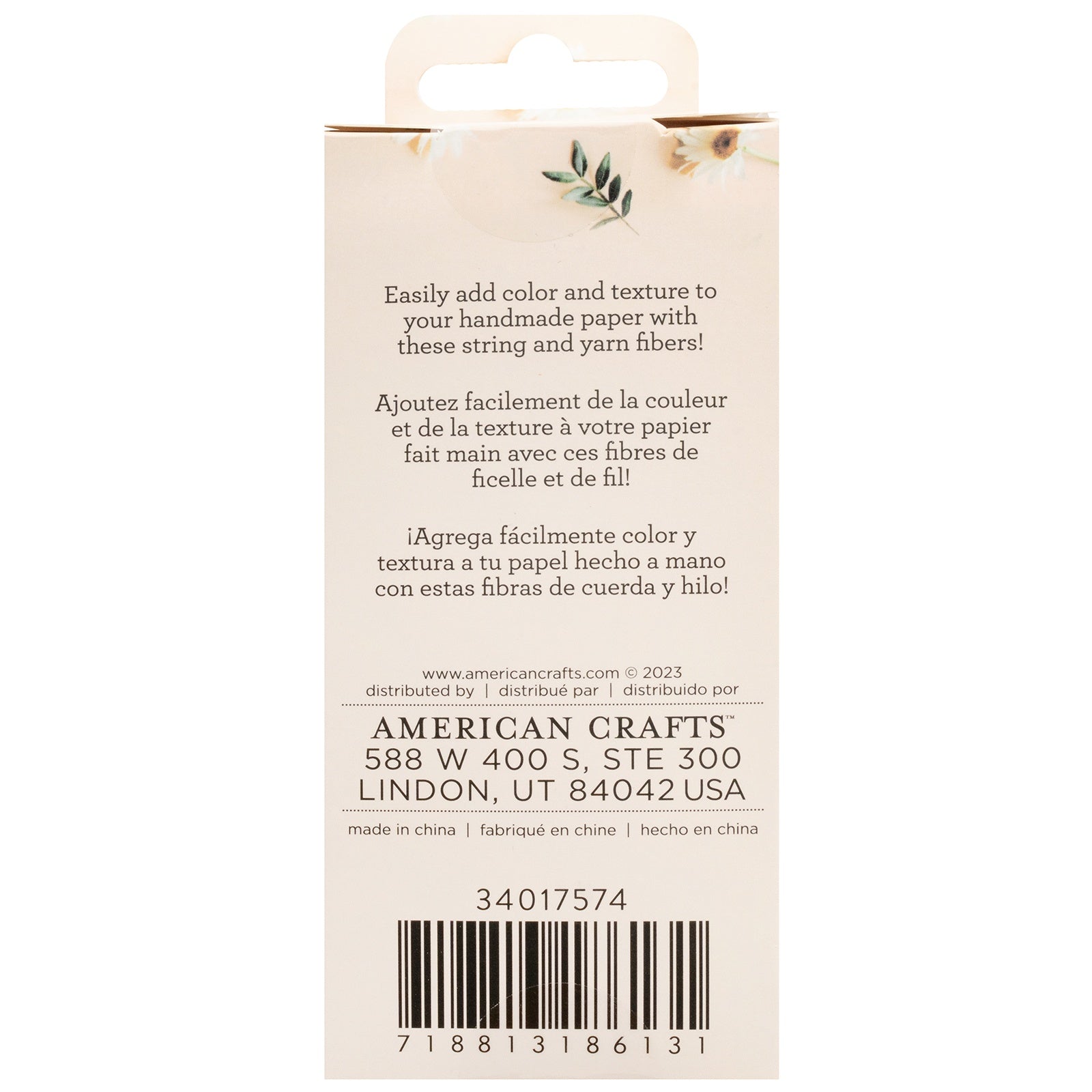 American Crafts Handmade Paper Mix-Ins - String