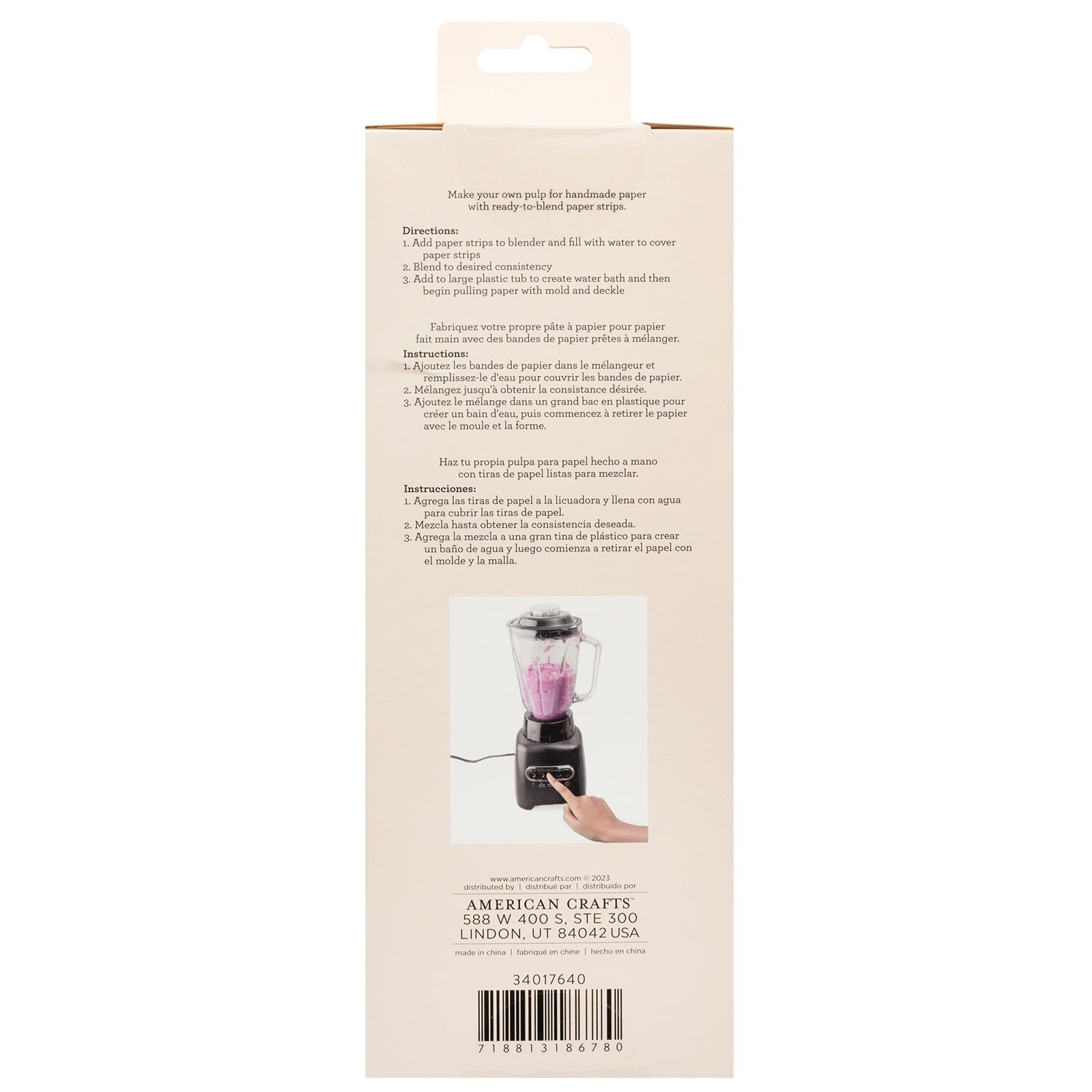 American Crafts Handmade Paper Shredded Paper - Available in Multiple Styles