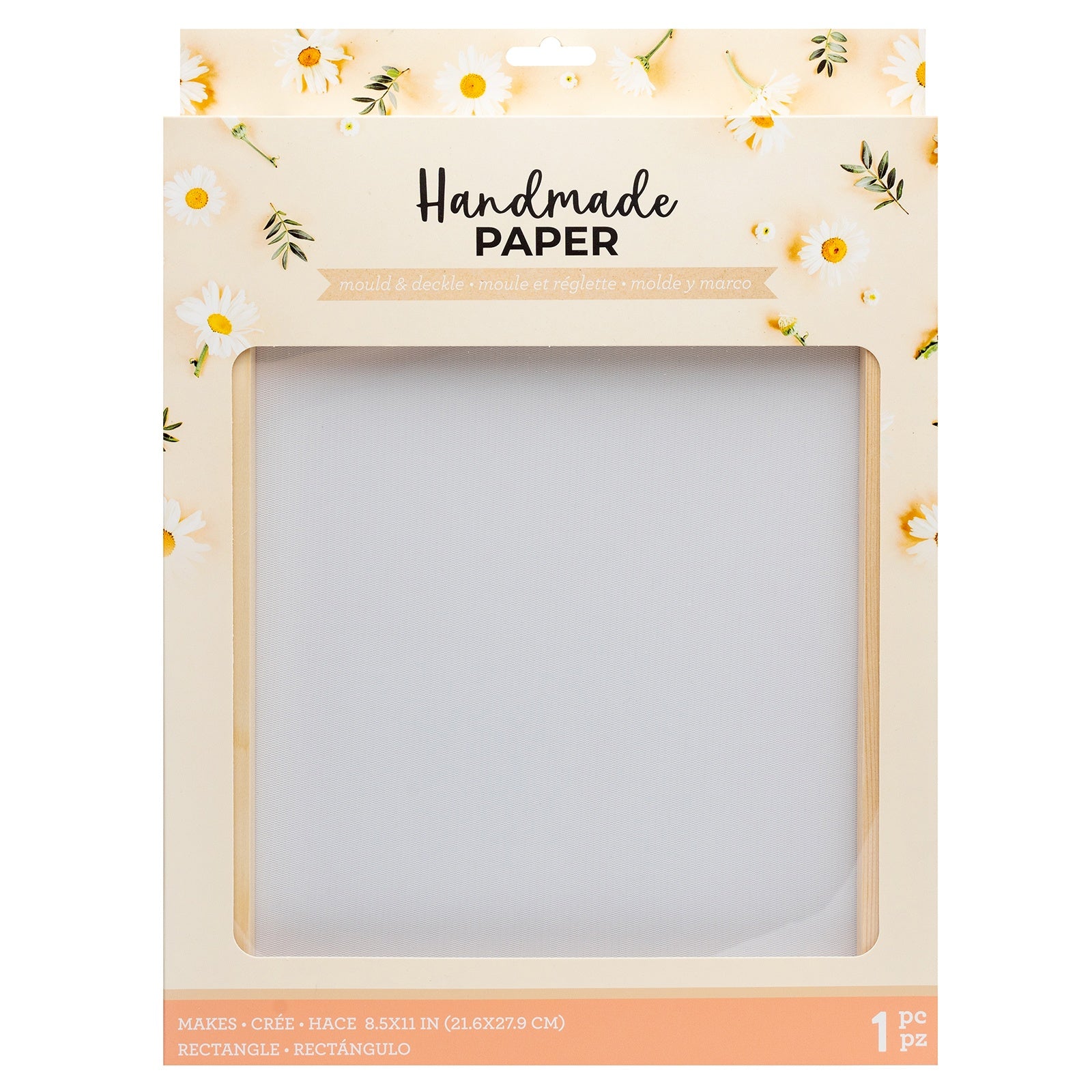 American Crafts Handmade Paper Mold And Deckle Kit - Medium Rectangle