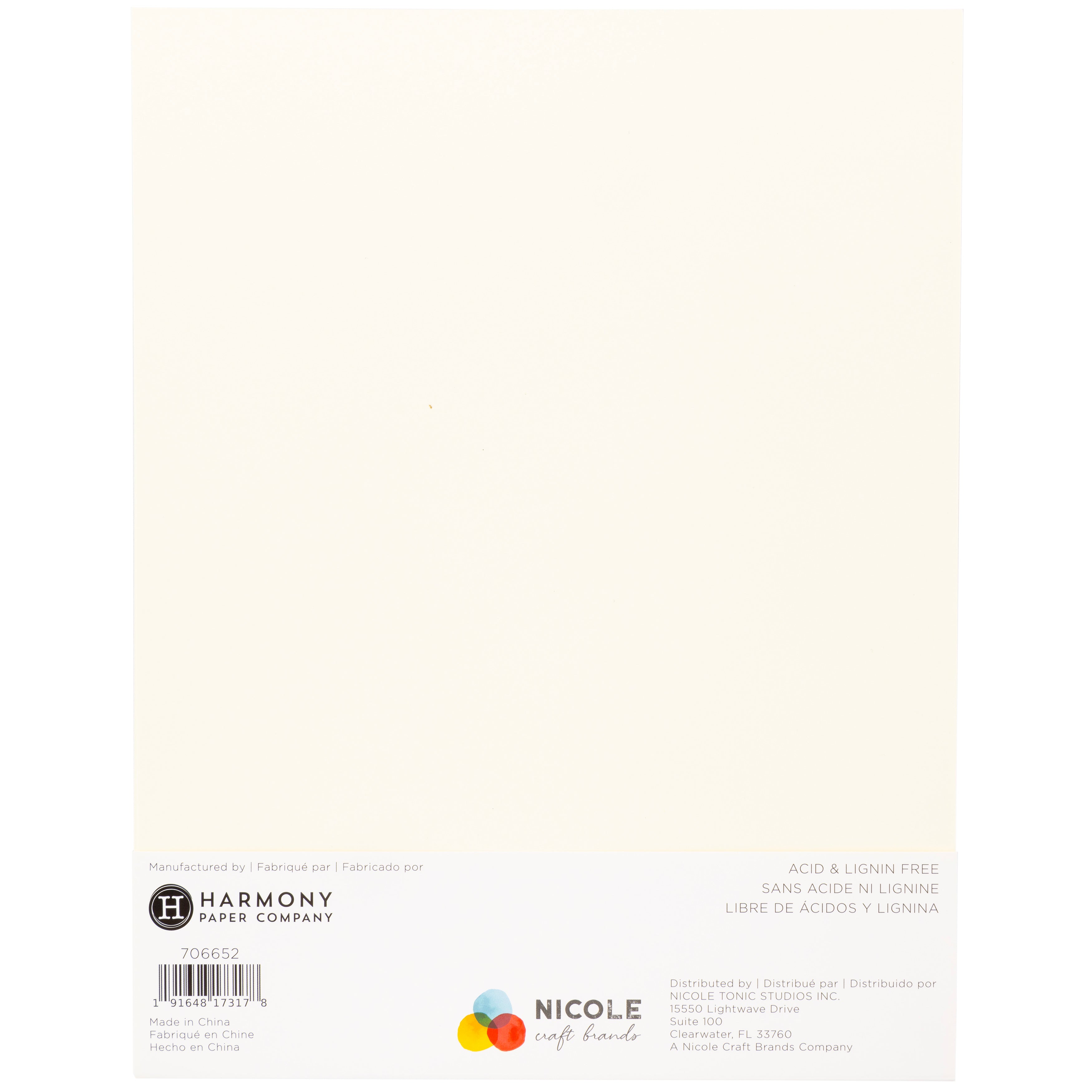 Harmony Hues 65lb Smooth 8.5x11" Cardstock - Assorted Styles